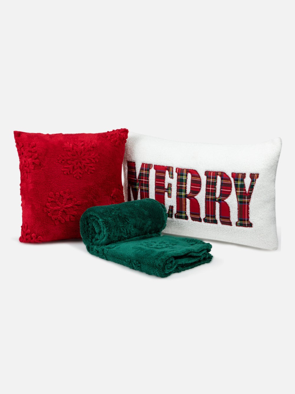 Cozy Snowflake Christmas Pillow