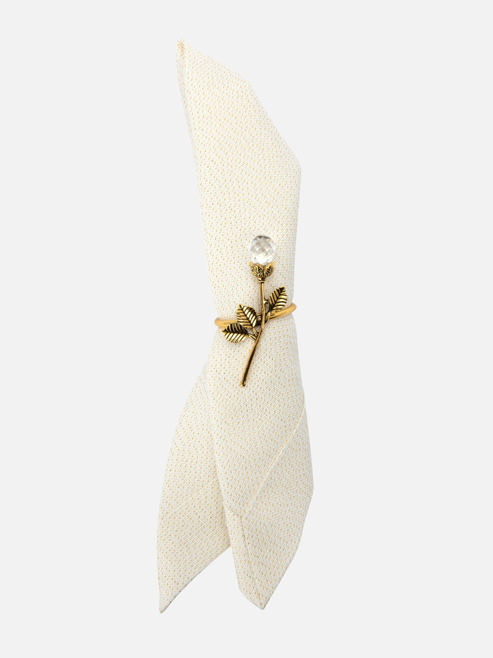 NAPKIN RING SET OF 4 ROSE