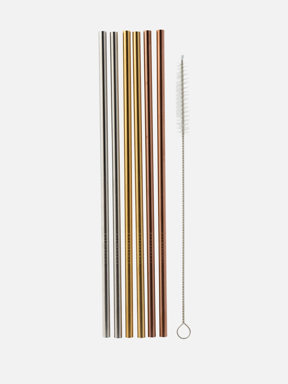 SET OF 6 SS STRAWS