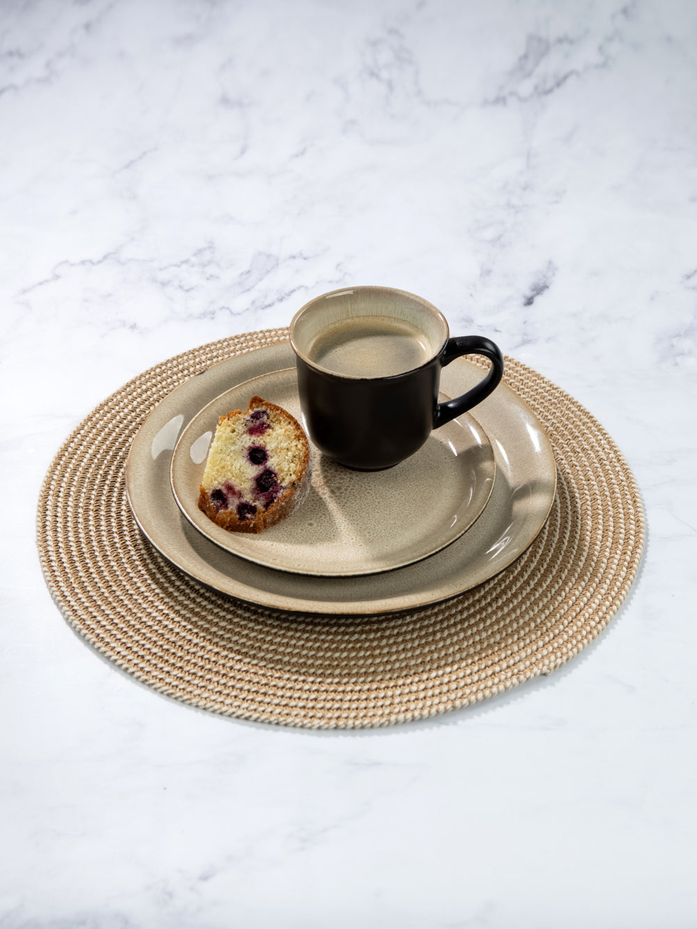 DINNER PLATE MARBLE 10.6in