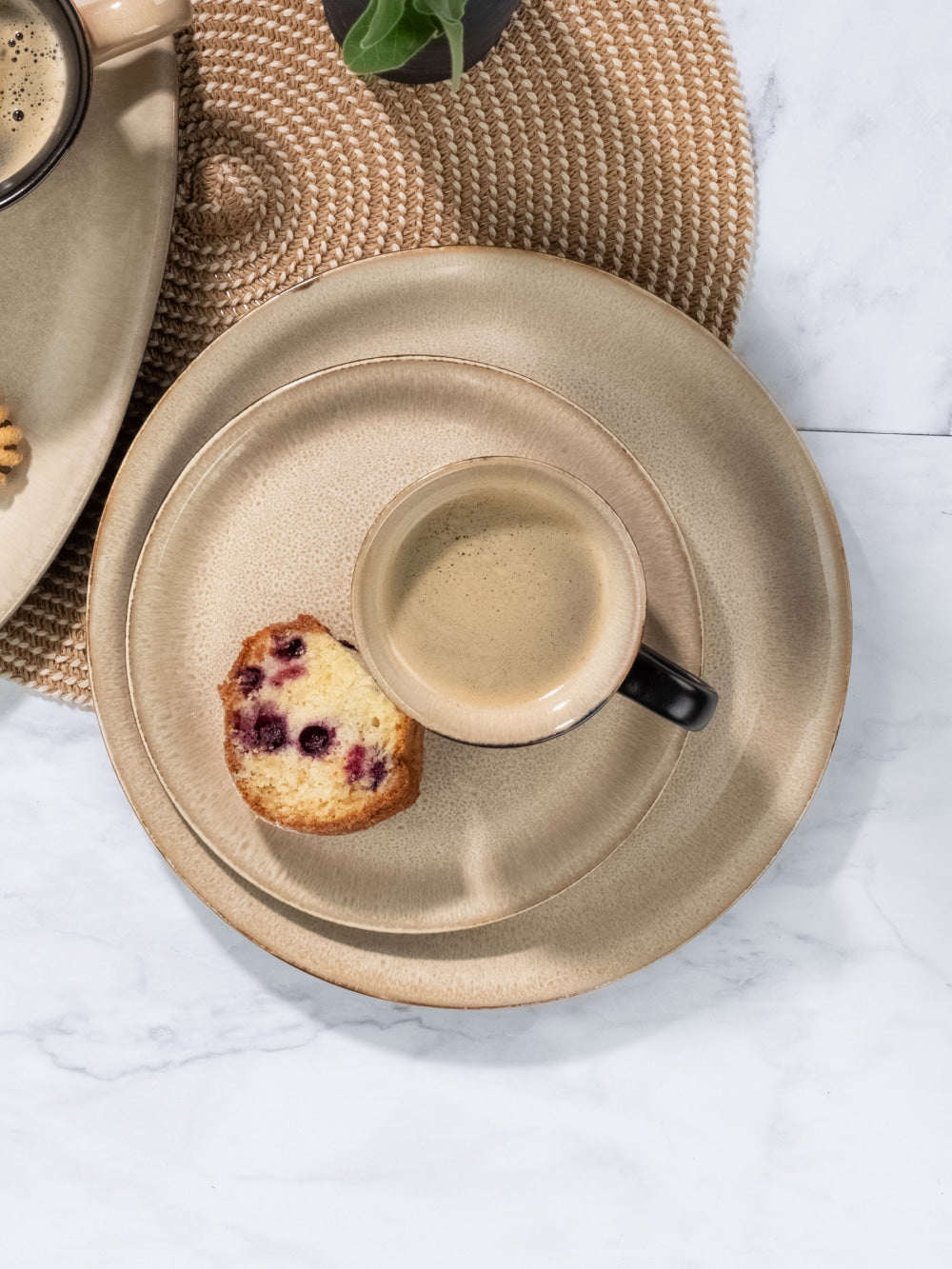 DINNER PLATE MARBLE 10.6in