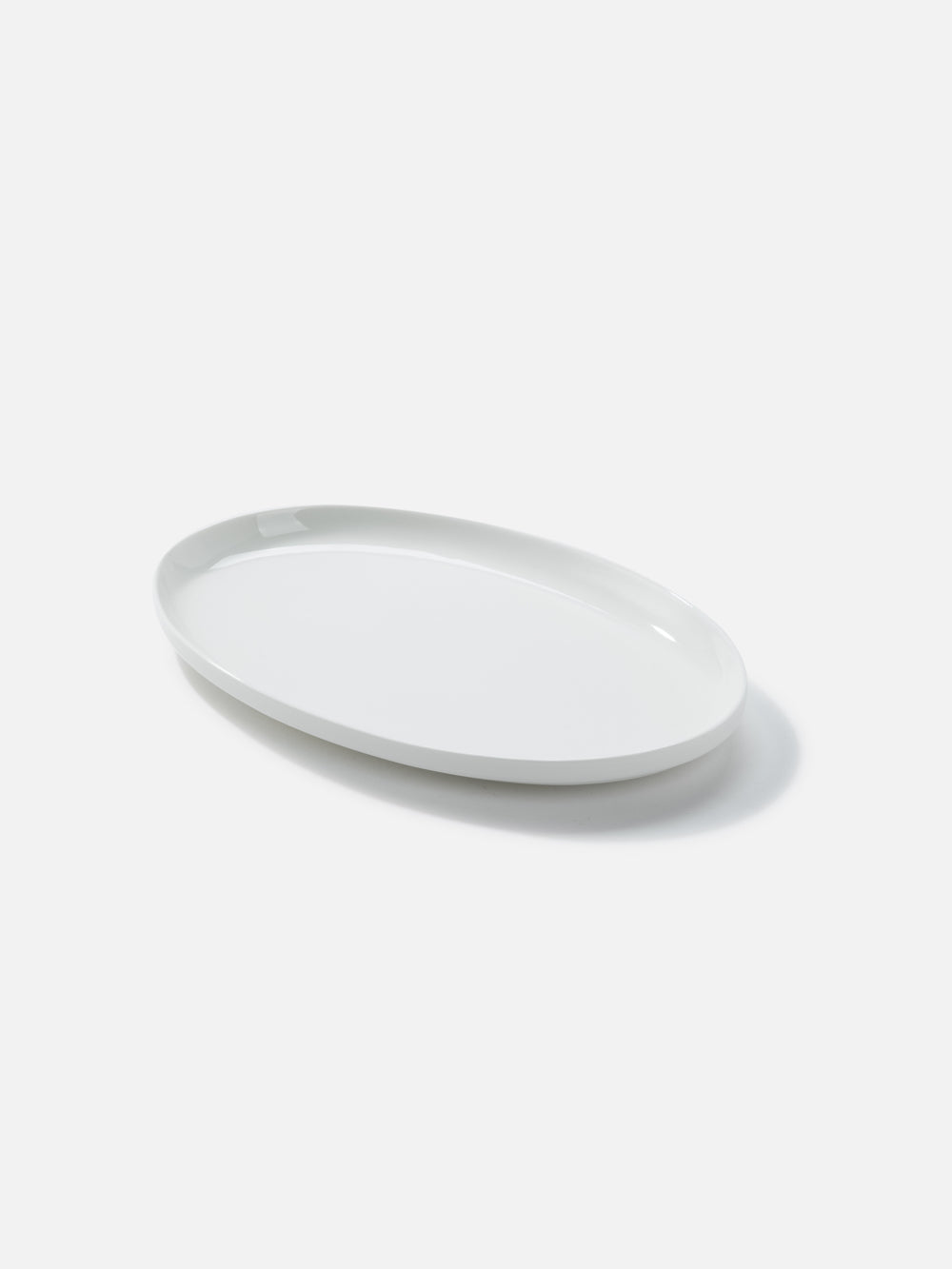 Classic White Oval Plate 12.2X7.9in
