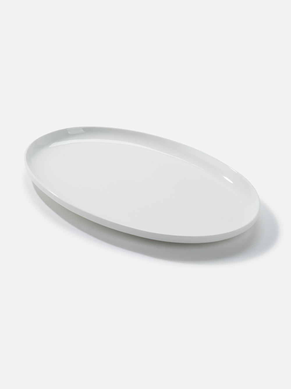 Classic White Oval Plate  16.1X10.6in