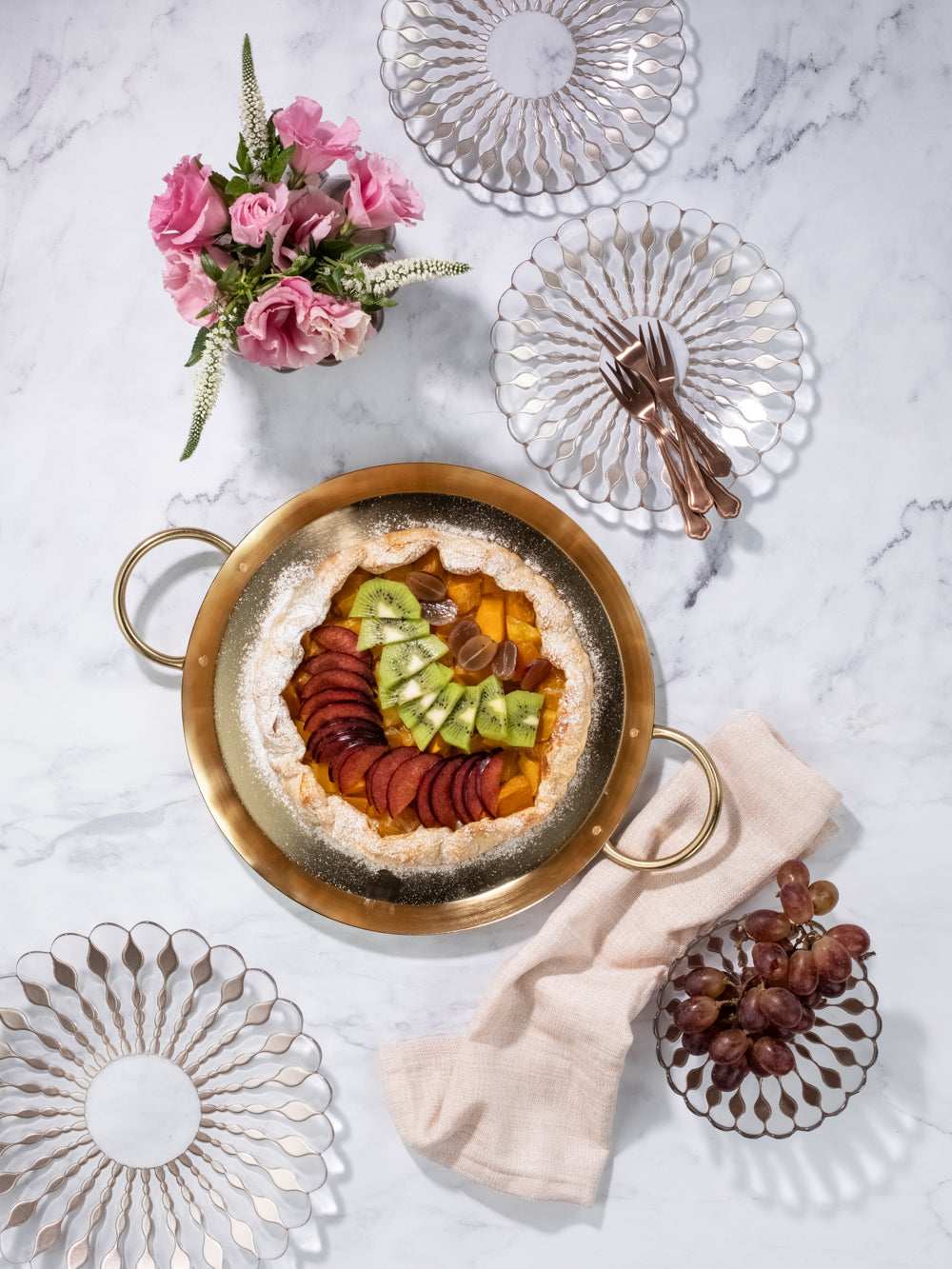 Shimmer Serving Bowl 9.7" Diam, 3.8" H