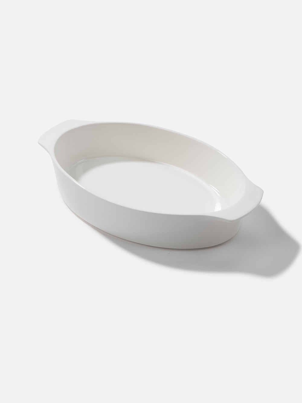Classic White Oval Oven Dish 12X7in