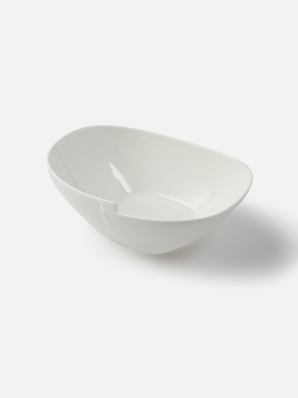 Classic White Oval Bowl 9.9X7in
