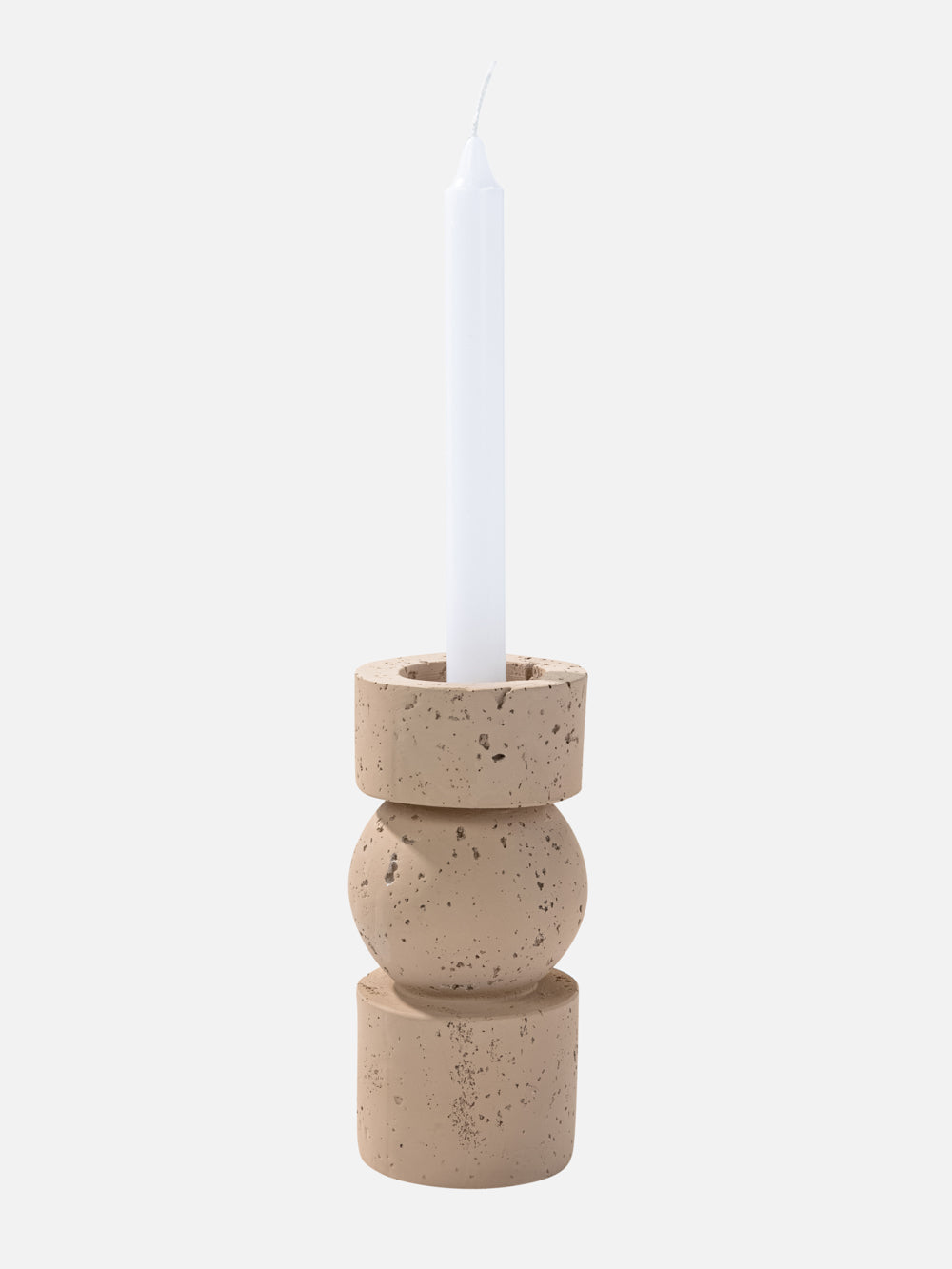 CANDLE STAND MARBLE 3x17.7in