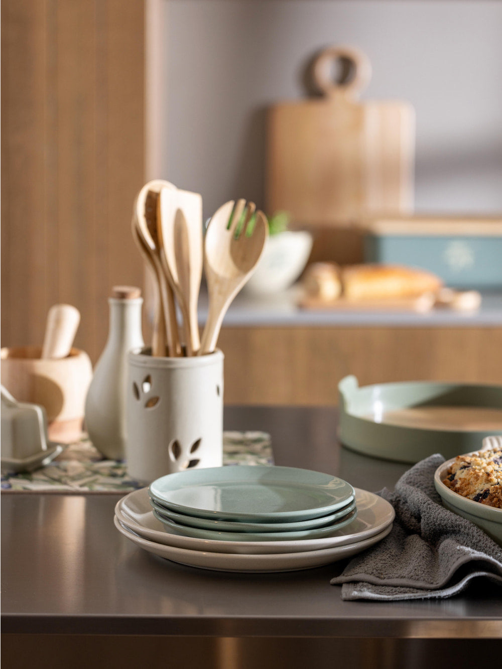 DINNER PLATE SAGE 10.5in