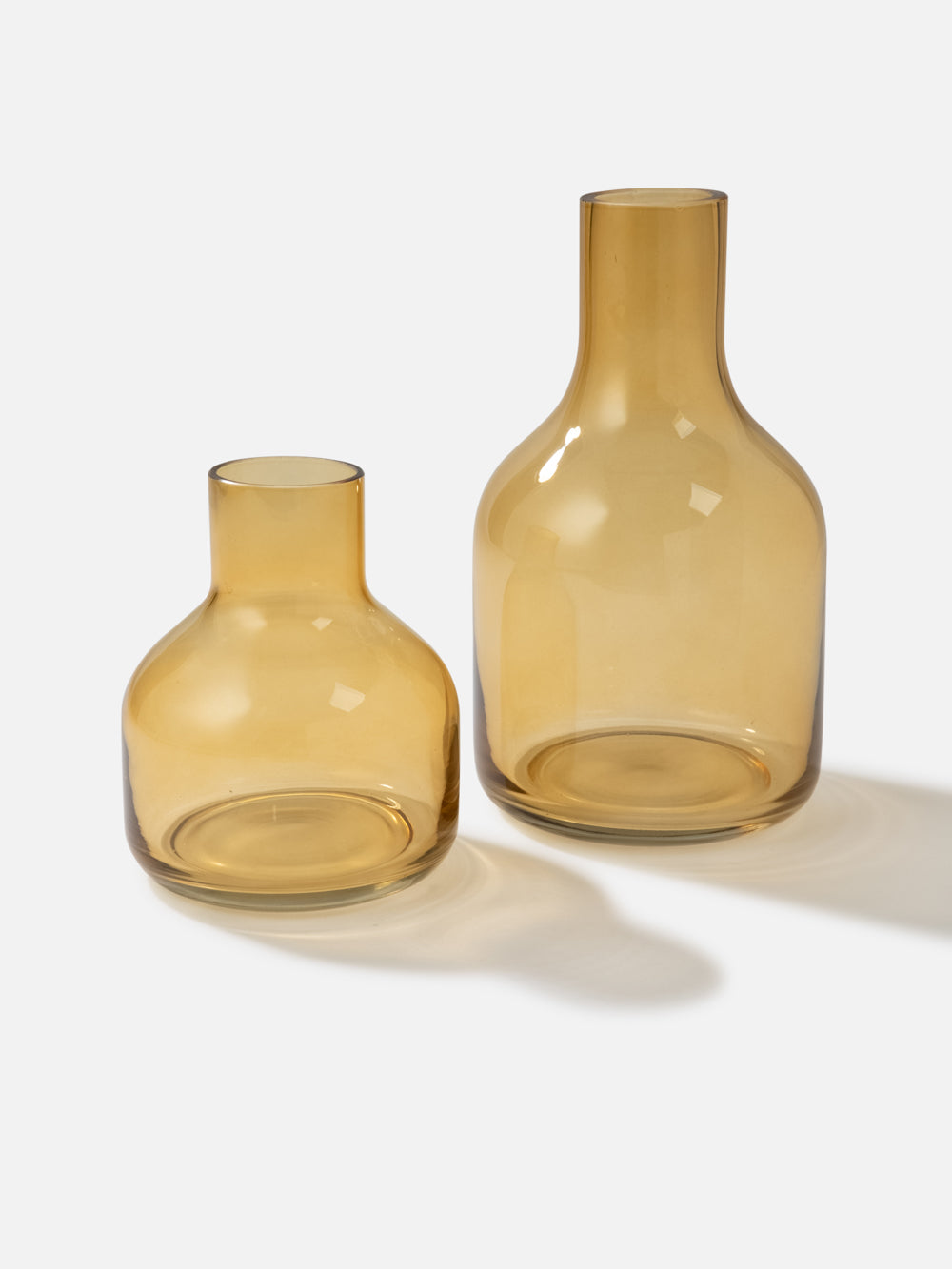 DALIA GLASS VASE L 4.9*8.4IN