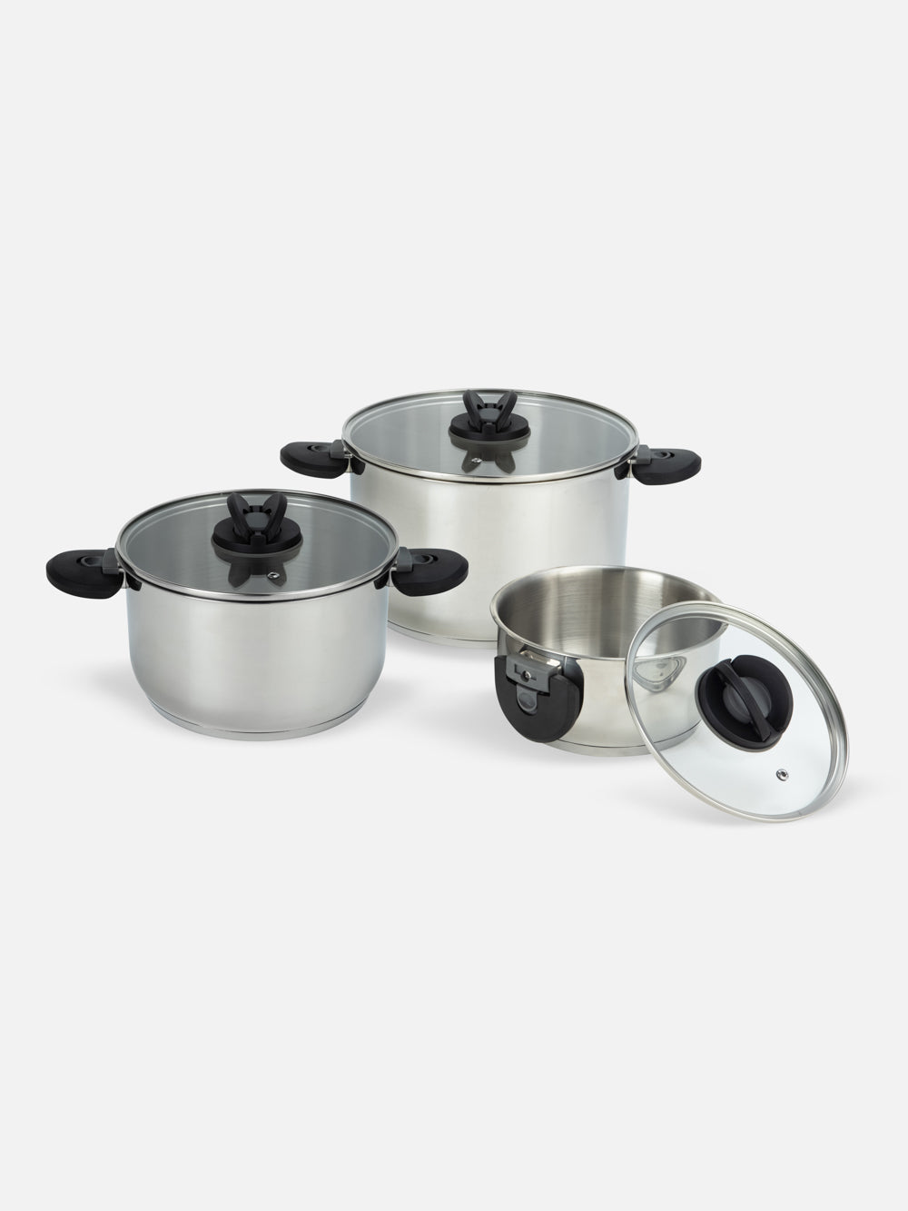 3PCS SS POT SET