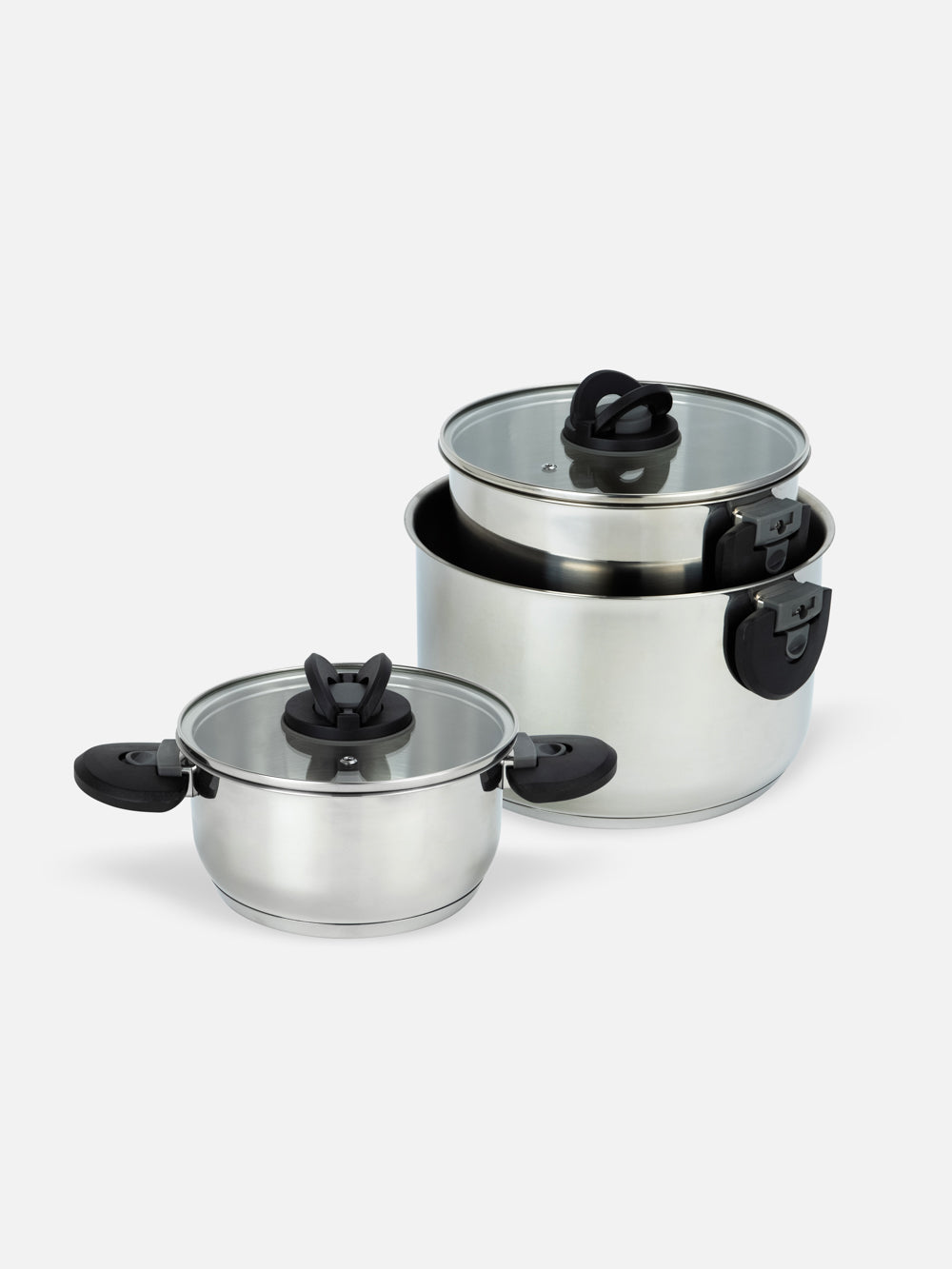 3PCS SS POT SET