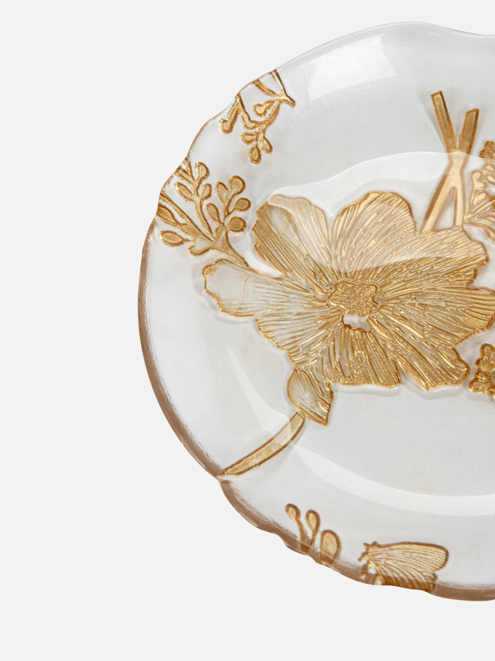 CAKE PLATE GARDEN 6.3in