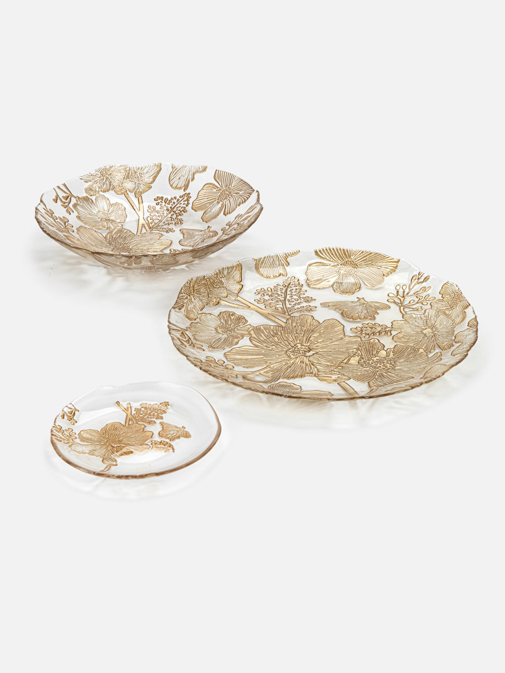 CAKE PLATE GARDEN 6.3in