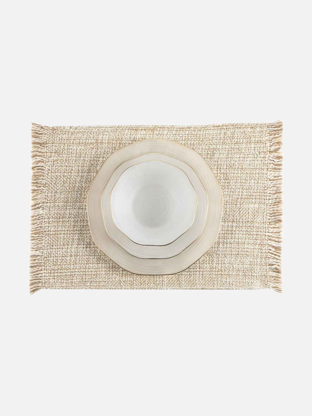 MIST GLASS PLATE 10.6IN