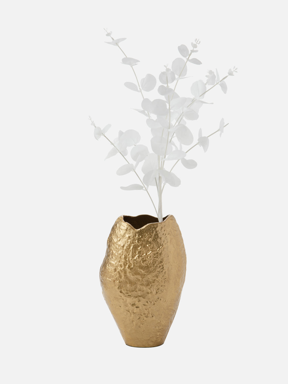 NATURAL GOLD VASE 9X5.9IN