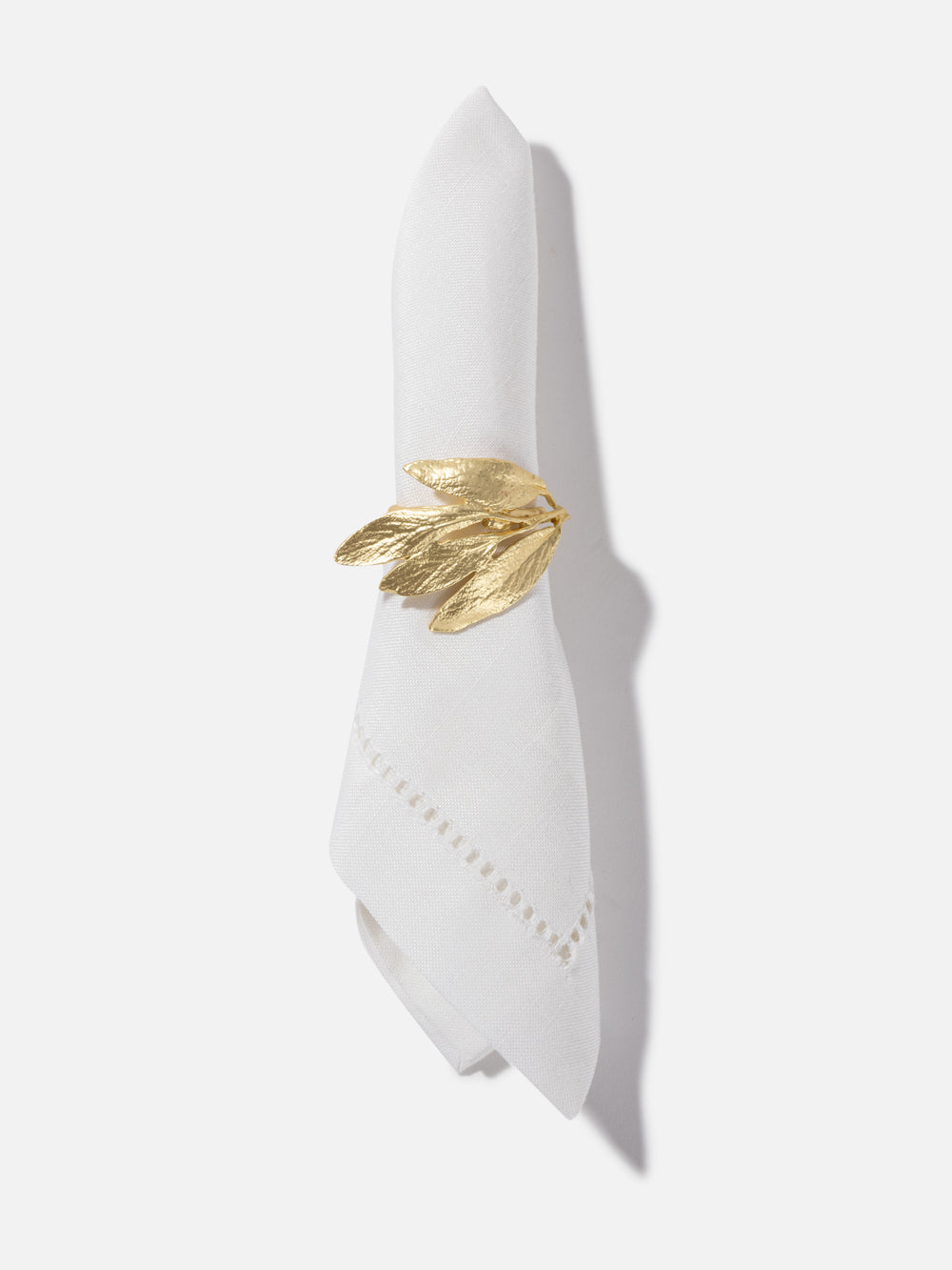 LEAF NAPKIN RING SET OF 4