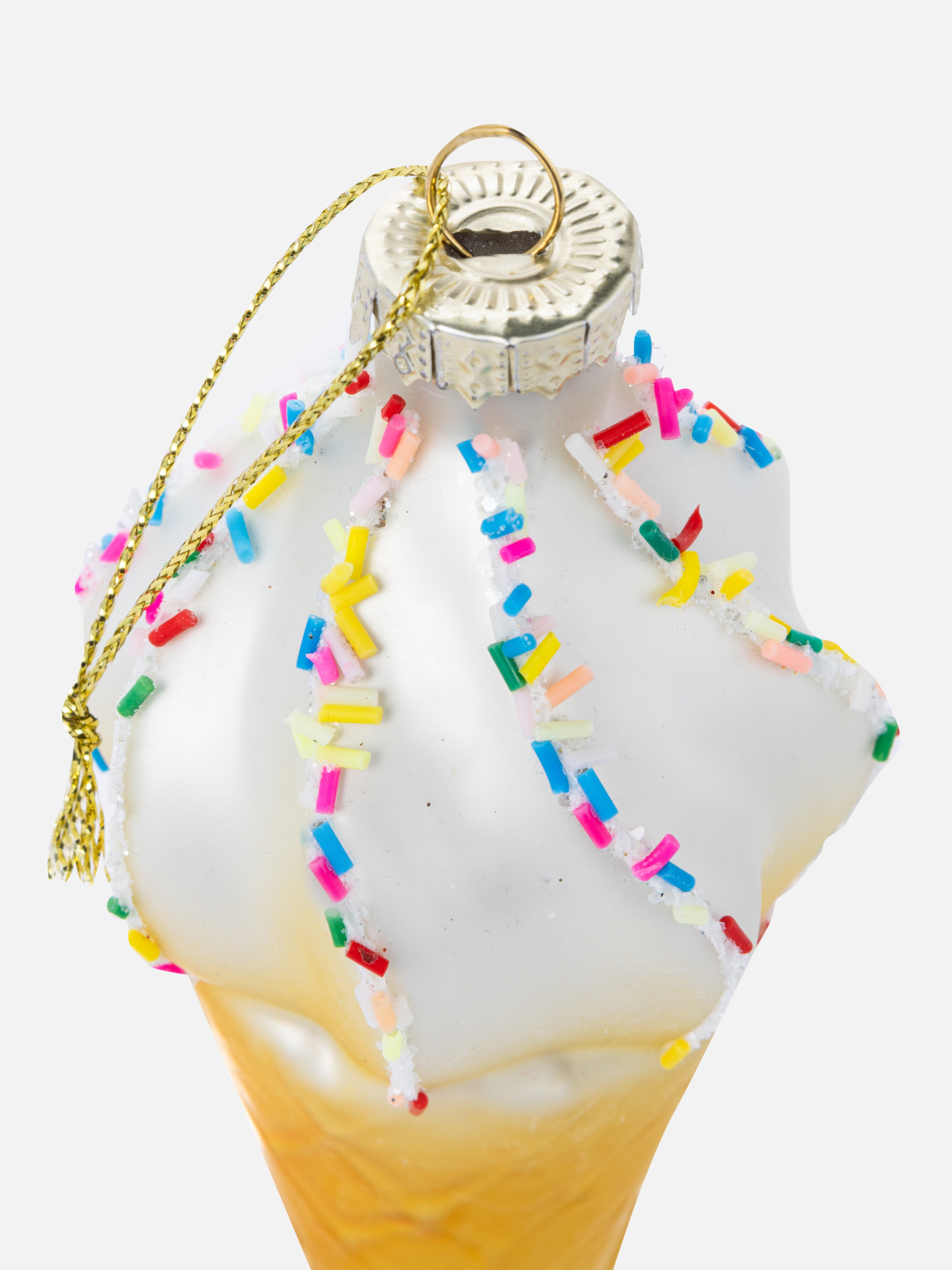 ICE CREAM ORNAMENT 5.2IN