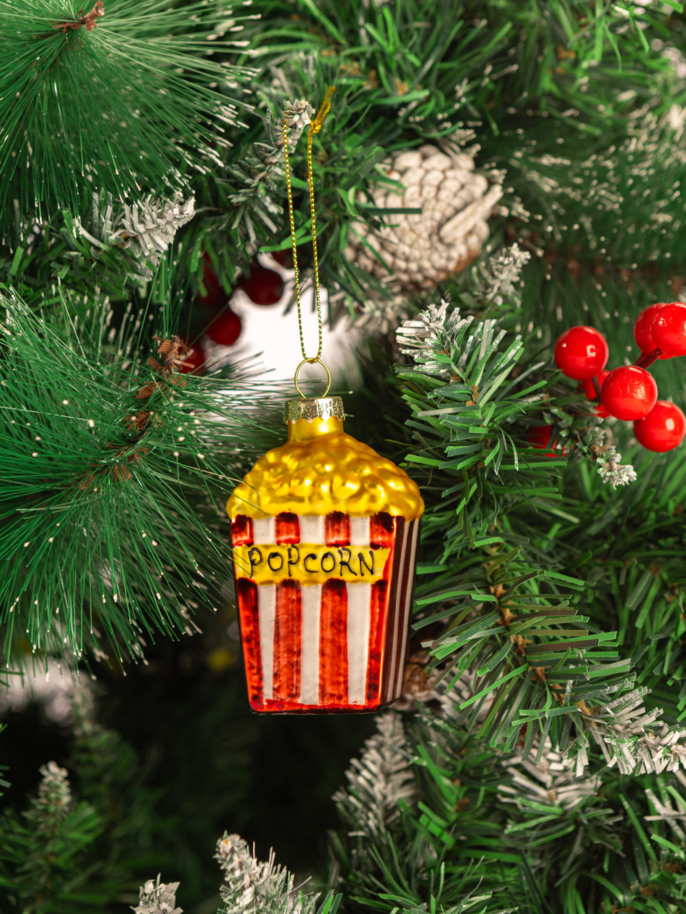 POPCORN ORNAMENT 3.2IN