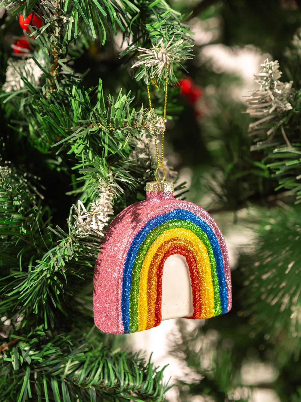RAINBOW ORNAMENT 3.2IN