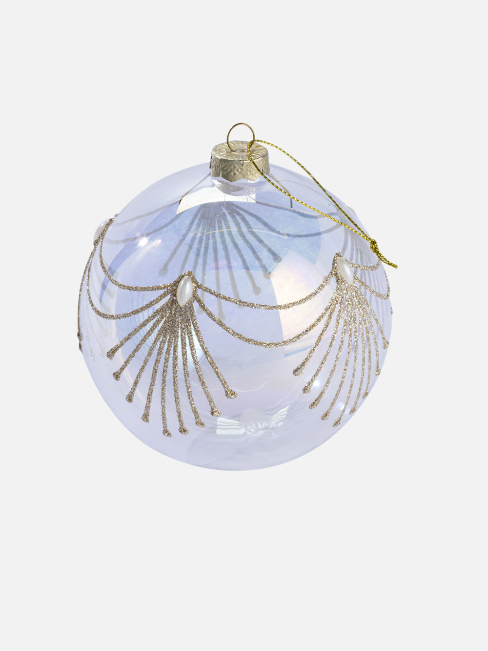 LARGE CLEAR ORNAMENT 4.7IN