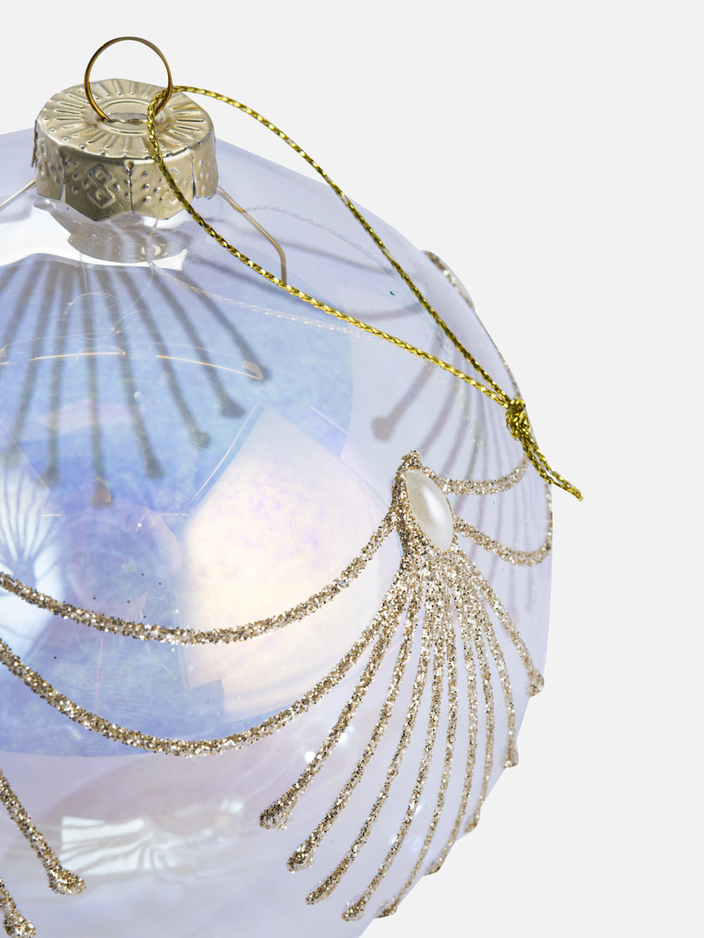 LARGE CLEAR ORNAMENT 4.7IN