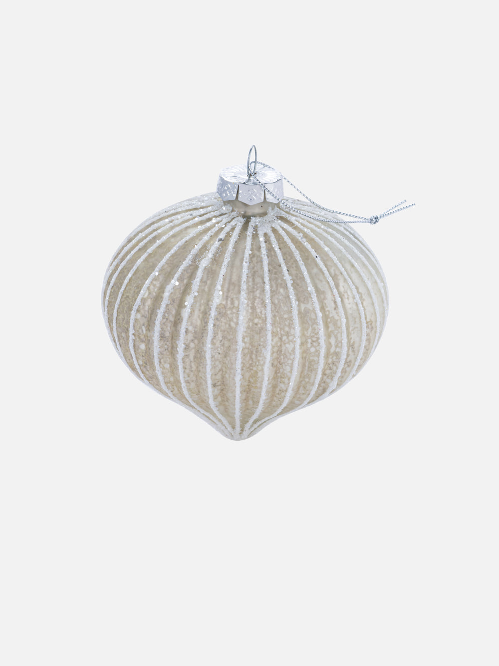 GOLD SPOT ONION ORNAMENT 3.9IN