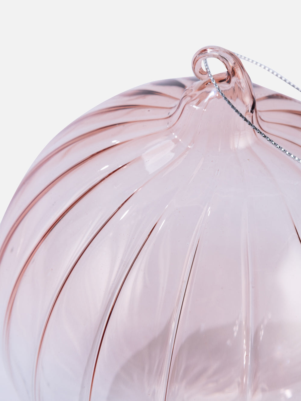 CLEAR ROUND ORNAMENT 4.7IN