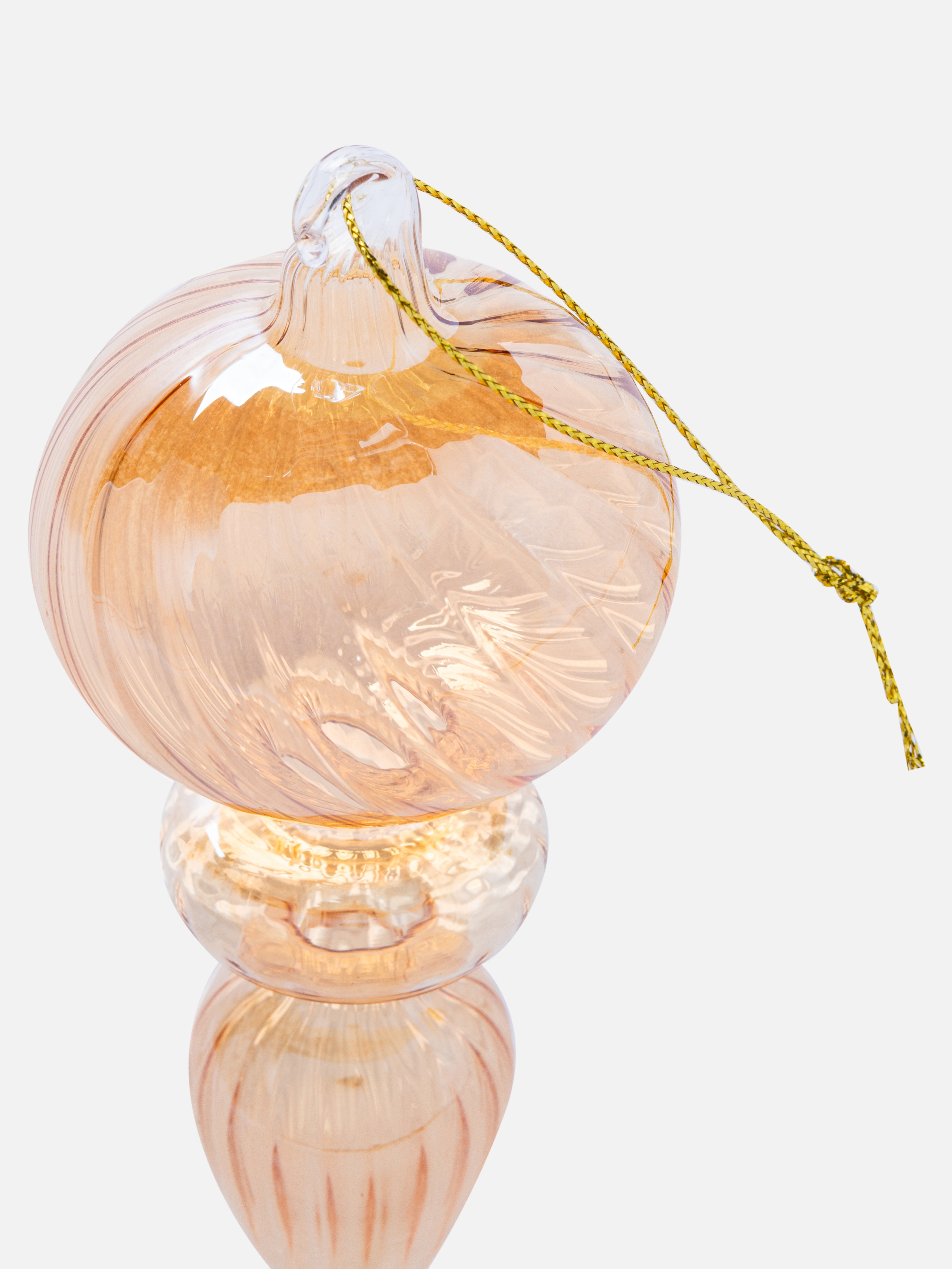GOLD STALACTITE ORNAMENT 7IN