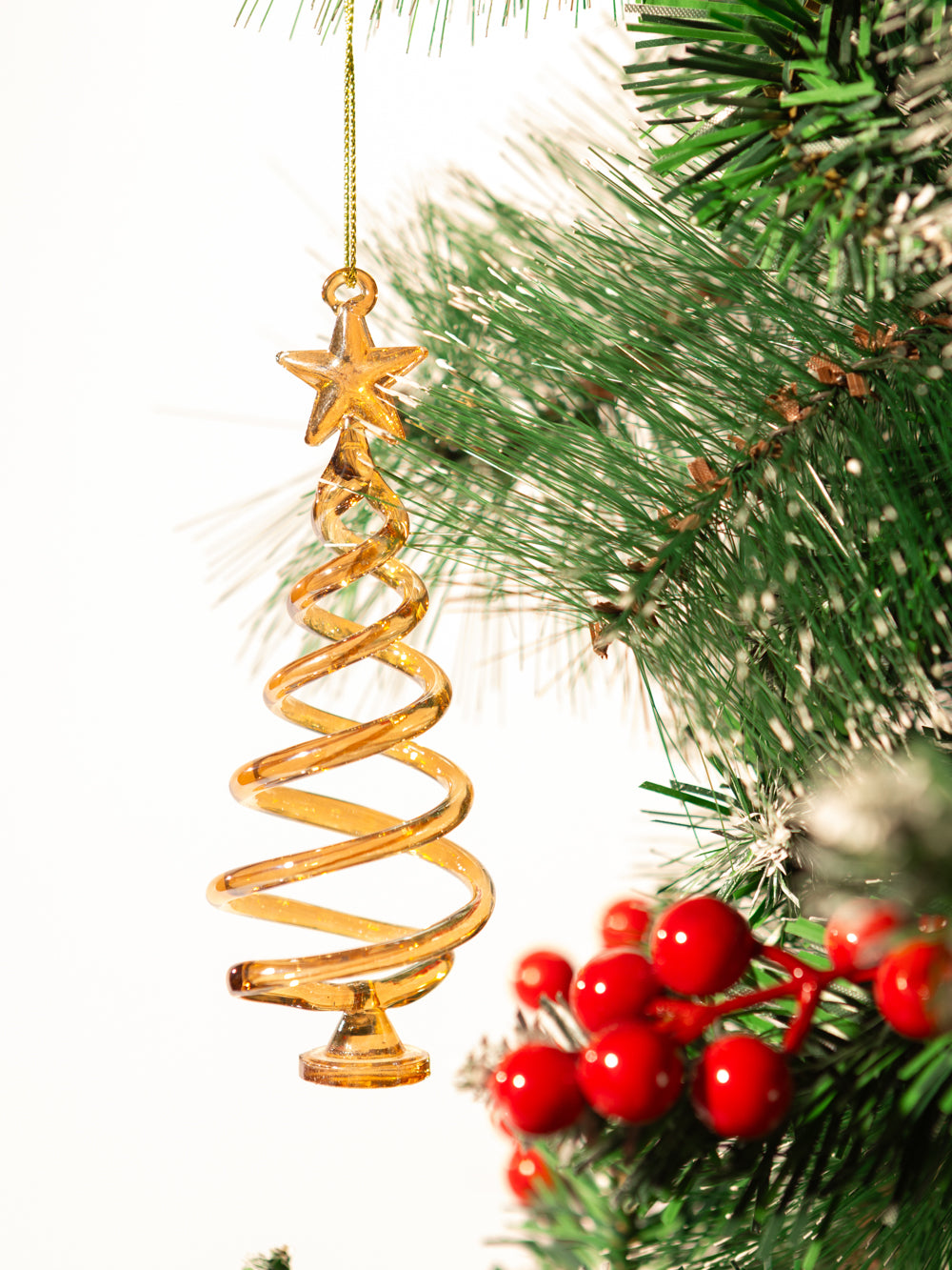 TWISTED TREE ORNAMENT 5.1IN