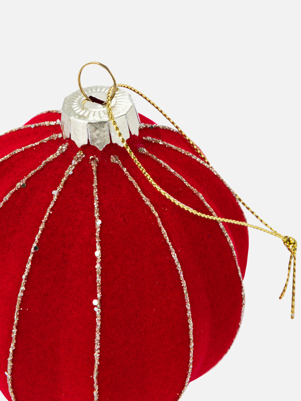 RED VELVET ORNAMENT 3.14IN