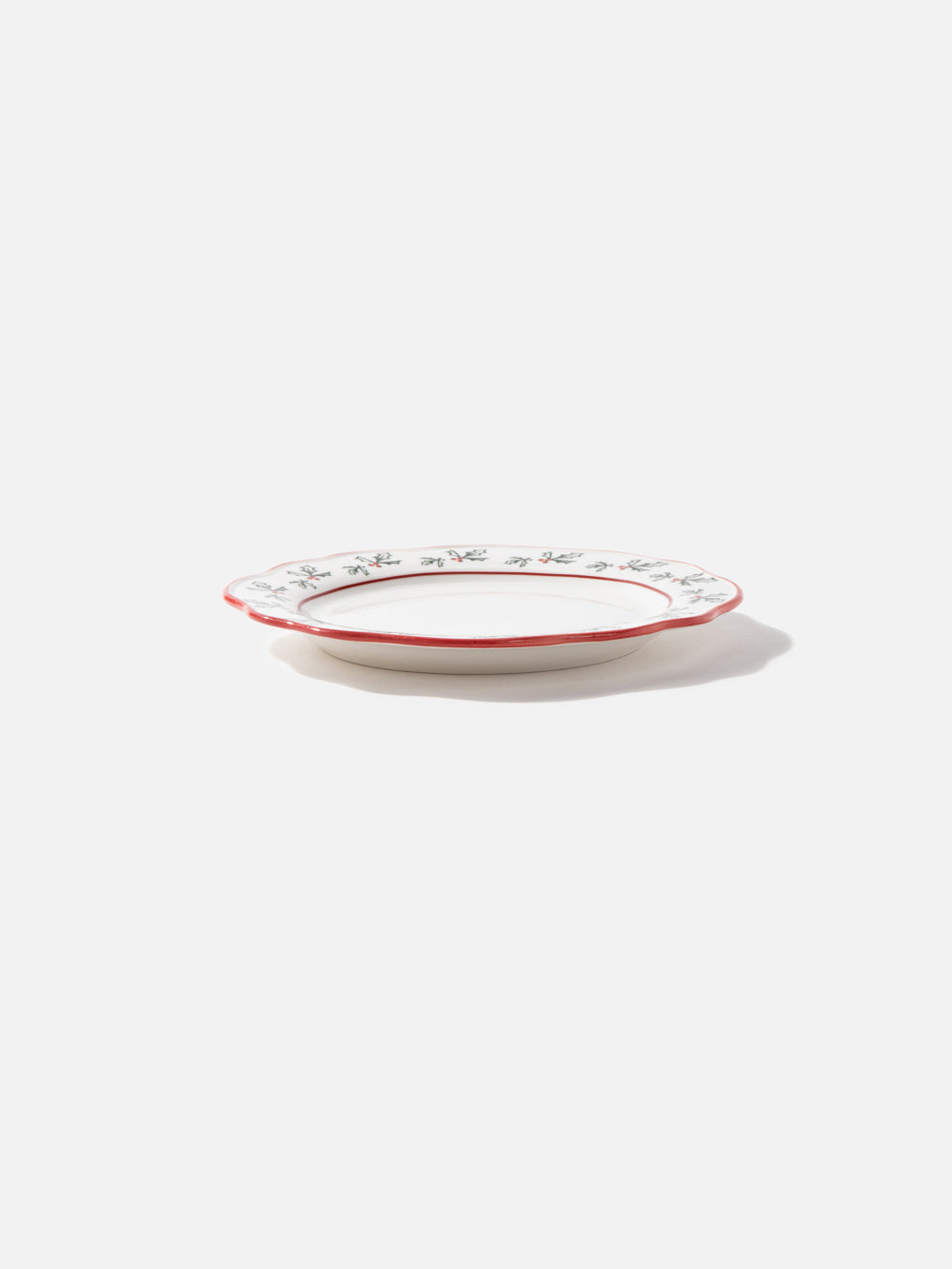 HOLLY CHRISTMAS PLATE 6.7IN