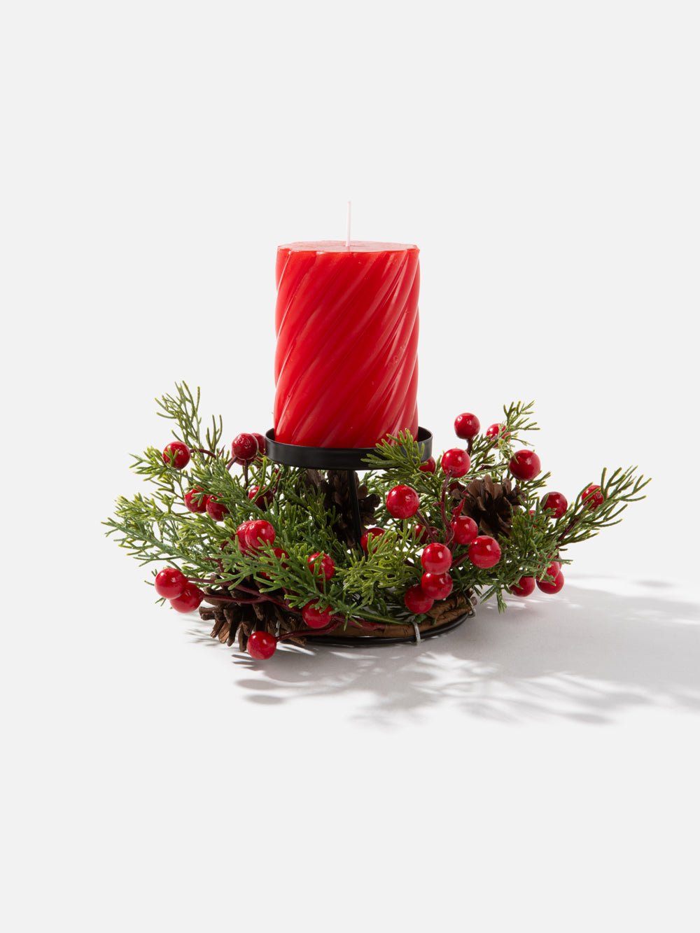 CHRISTMAS CANDLE HOLDER 11.8IN