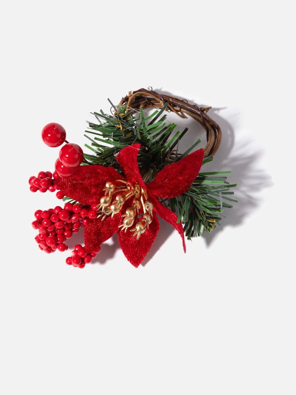POINSETTIA NAPKIN HOLDERS 7CM