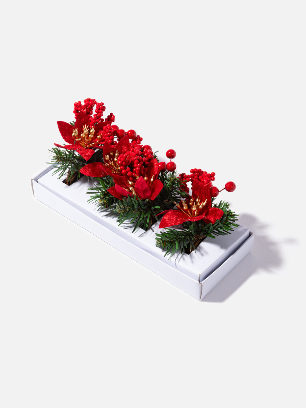 POINSETTIA NAPKIN HOLDERS 7CM