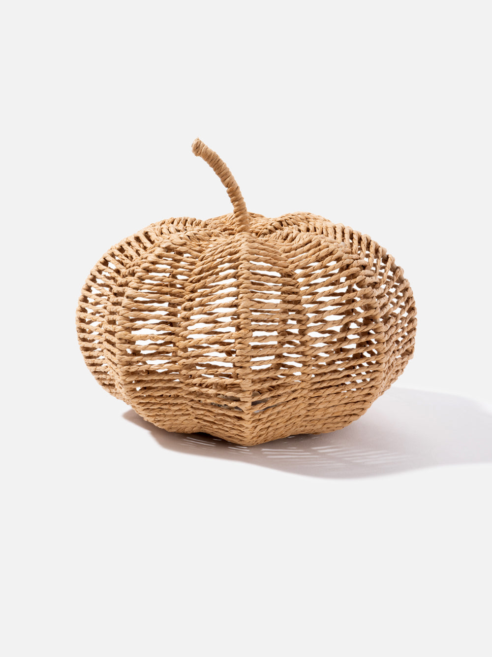 NATURAL PUMPKIN DECO 7IN
