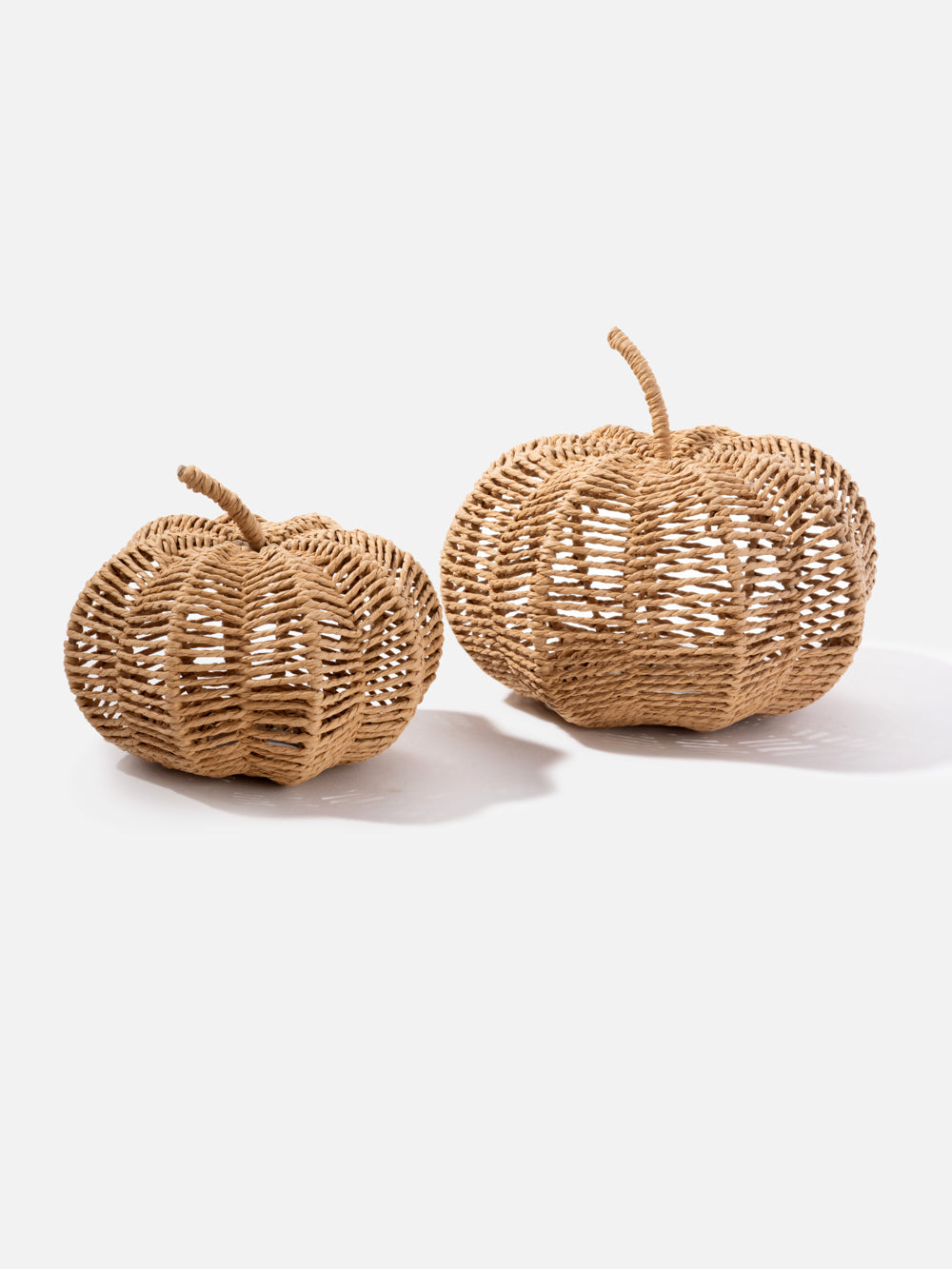 NATURAL PUMPKIN DECO 7IN