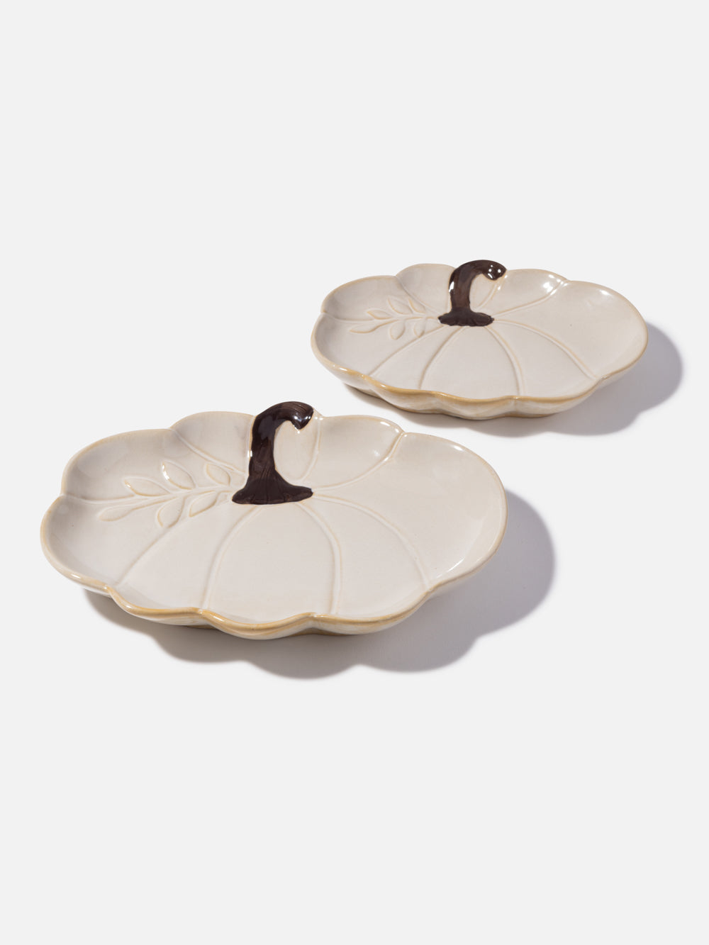 CERAMIC PUMPKIN PLATE 22.7CM