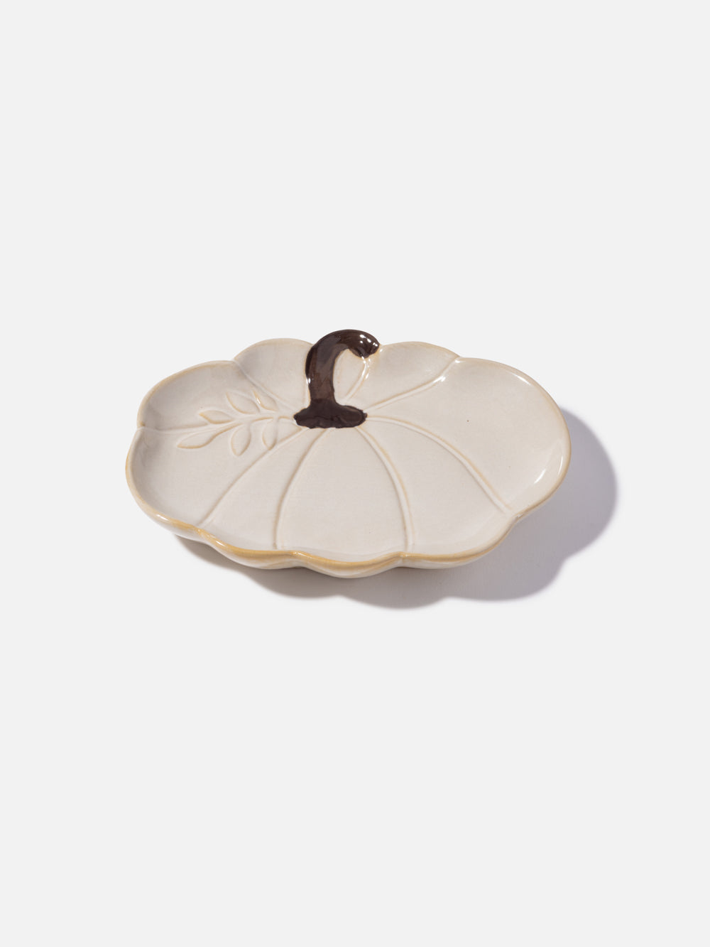STONE PUMPKIN DECO 4IN