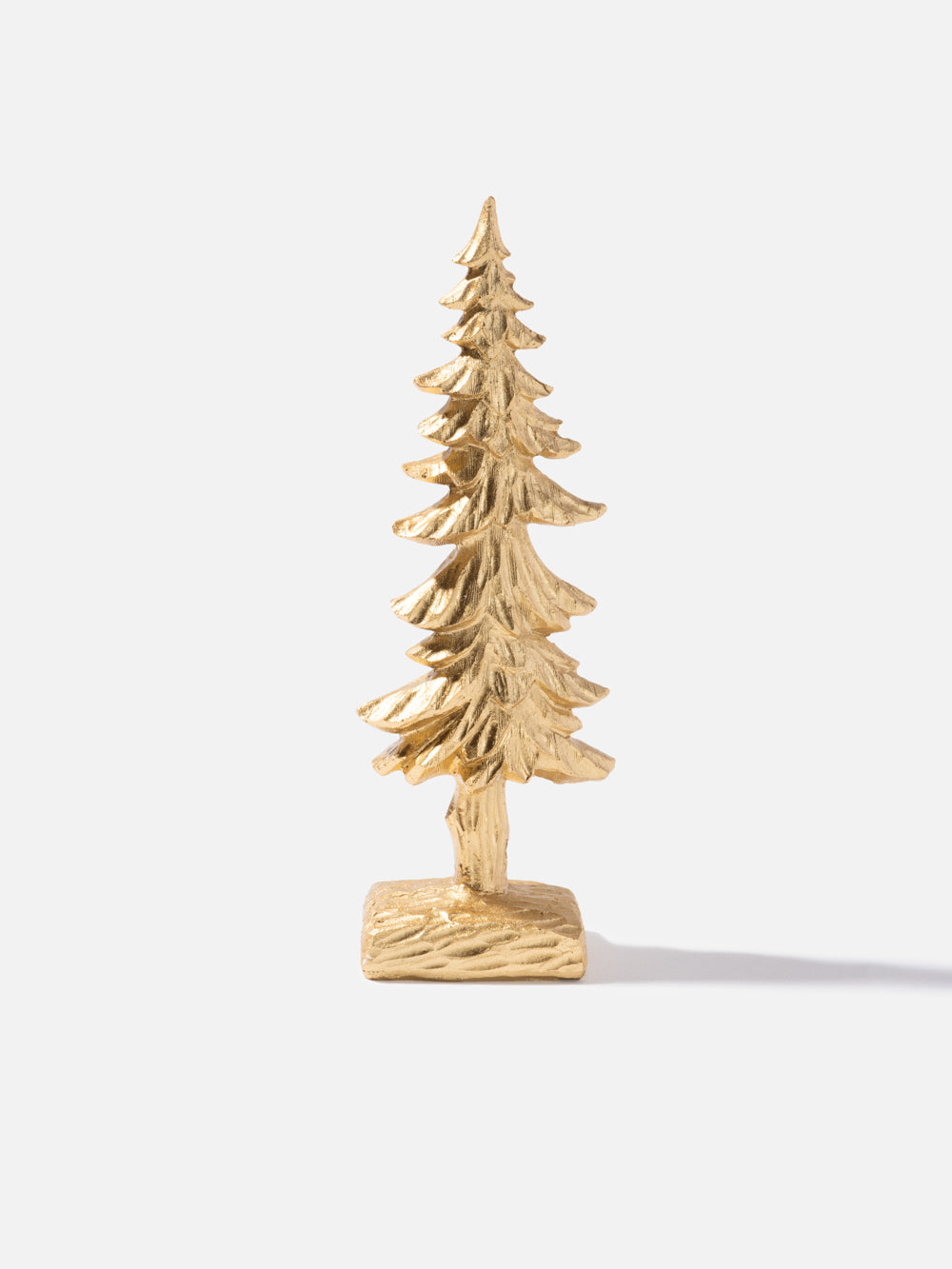 GOLD CHRISTMAS TREE DECO 8.2IN