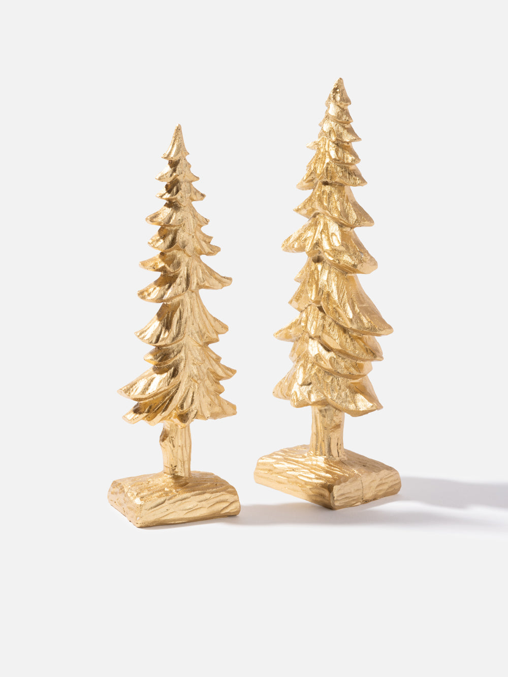 GOLD CHRISTMAS TREE DECO 8.2IN