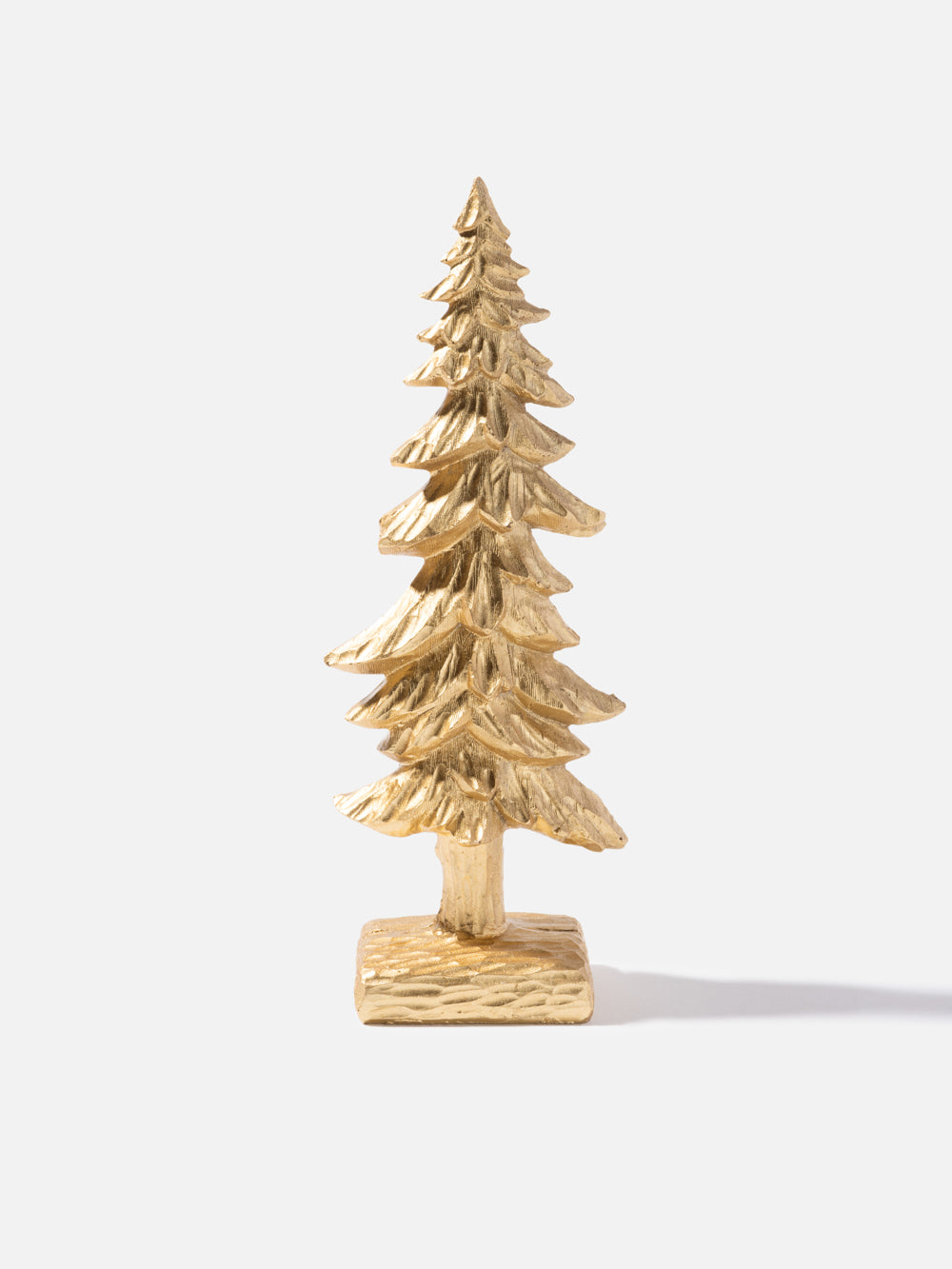 GOLD CHRISTMAS TREE DECO 9.4IN