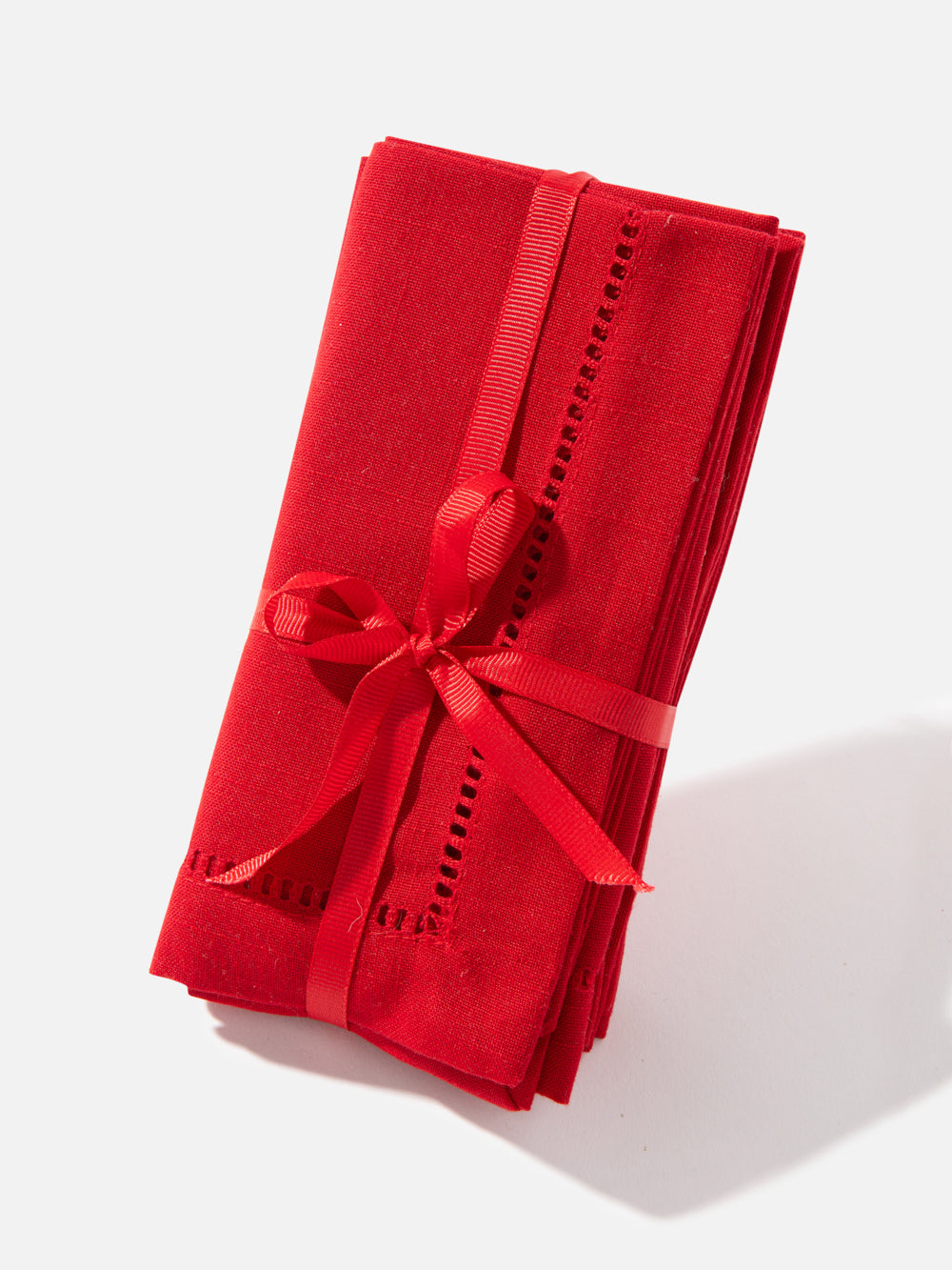NAPKIN SET X4 RED AZUR 16*16IN