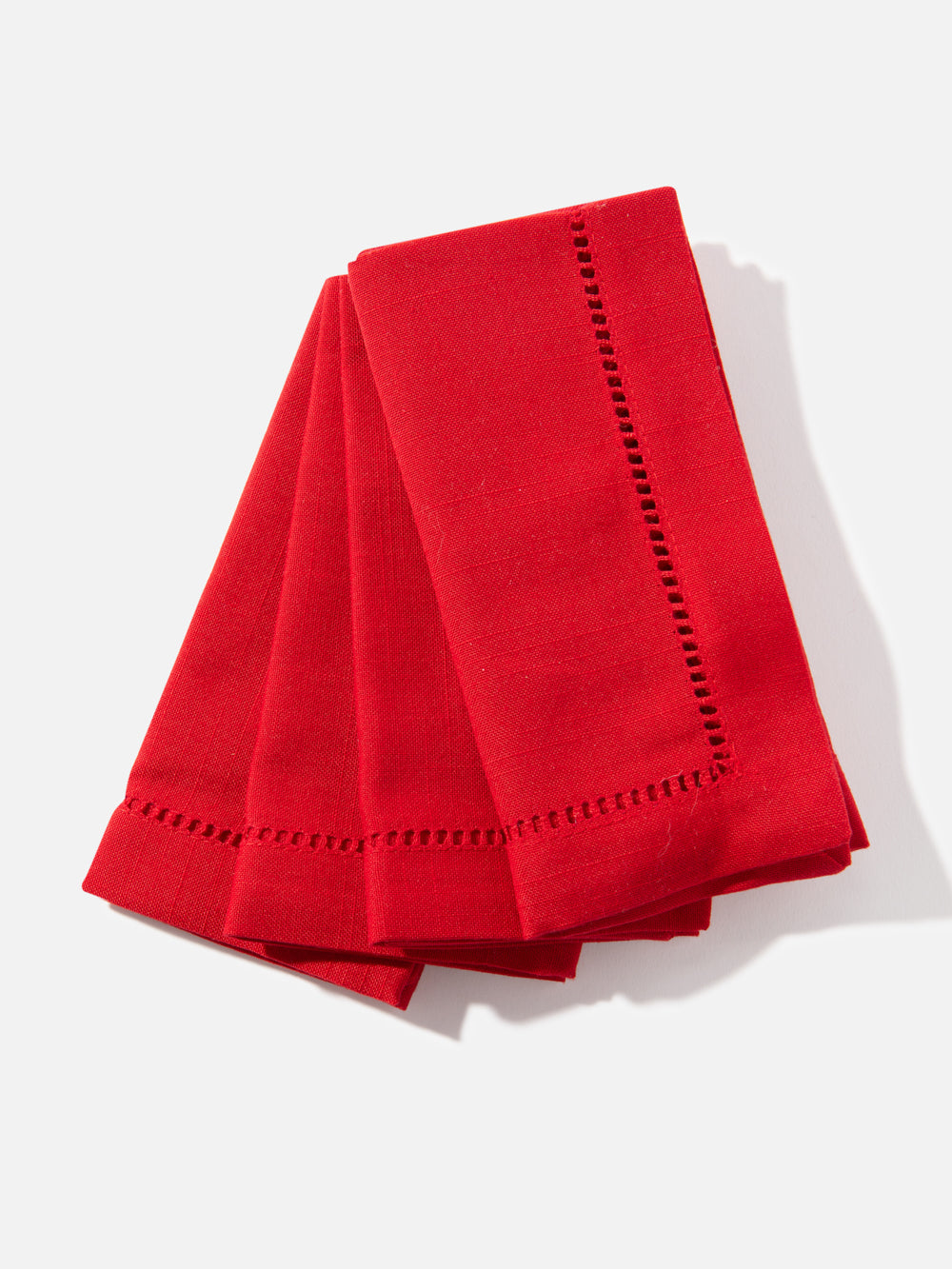 NAPKIN SET X4 RED AZUR 16*16IN