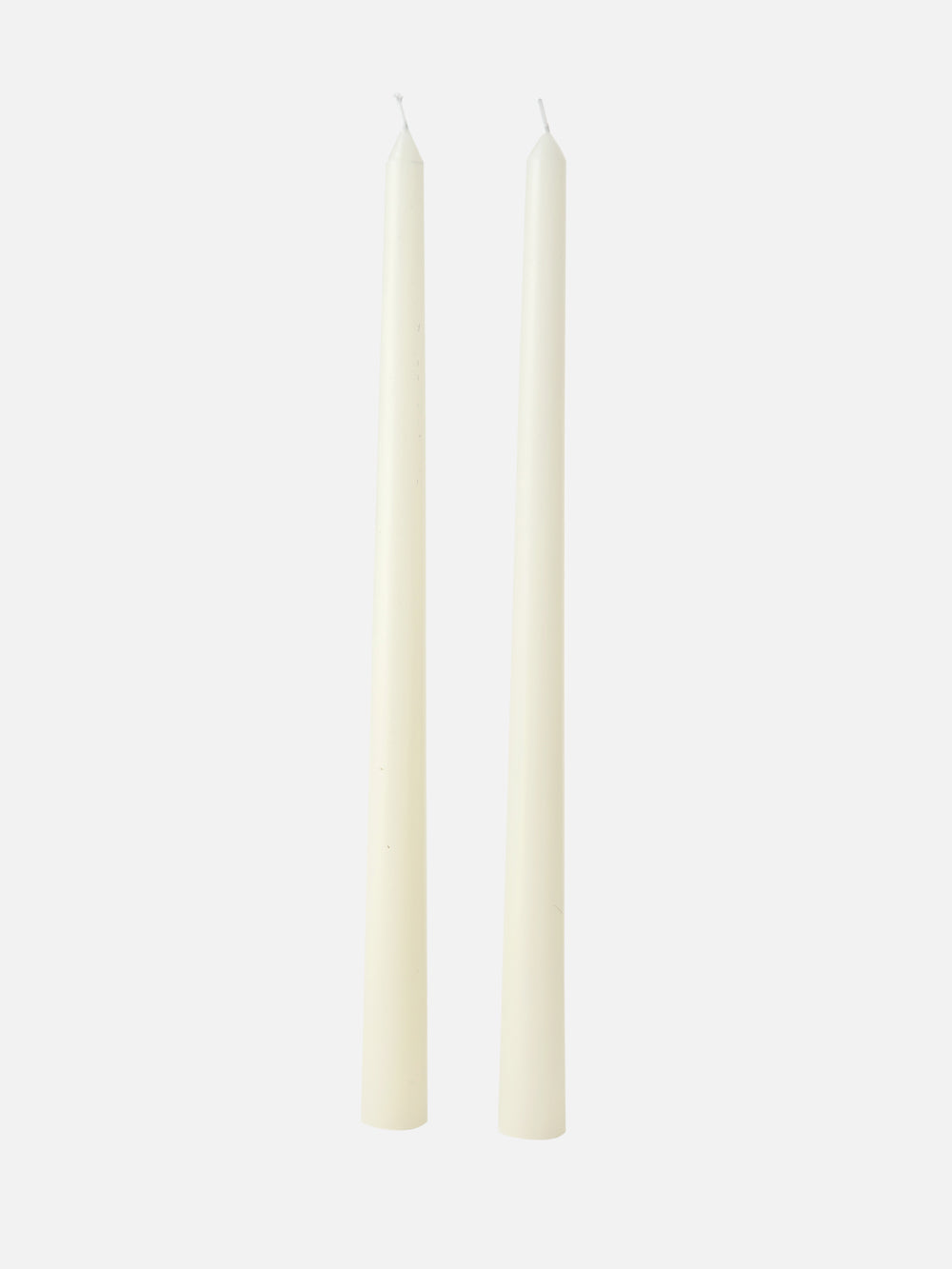 NATURAL TAPERED CANDLES 11.8" | 30 cm