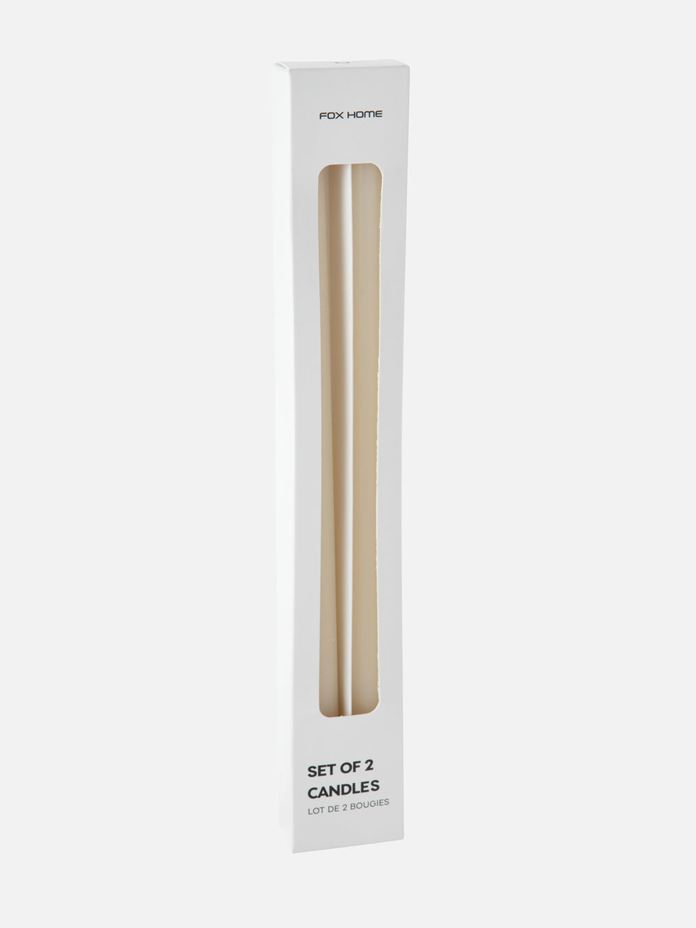 NATURAL TAPERED CANDLES 11.8" | 30 cm
