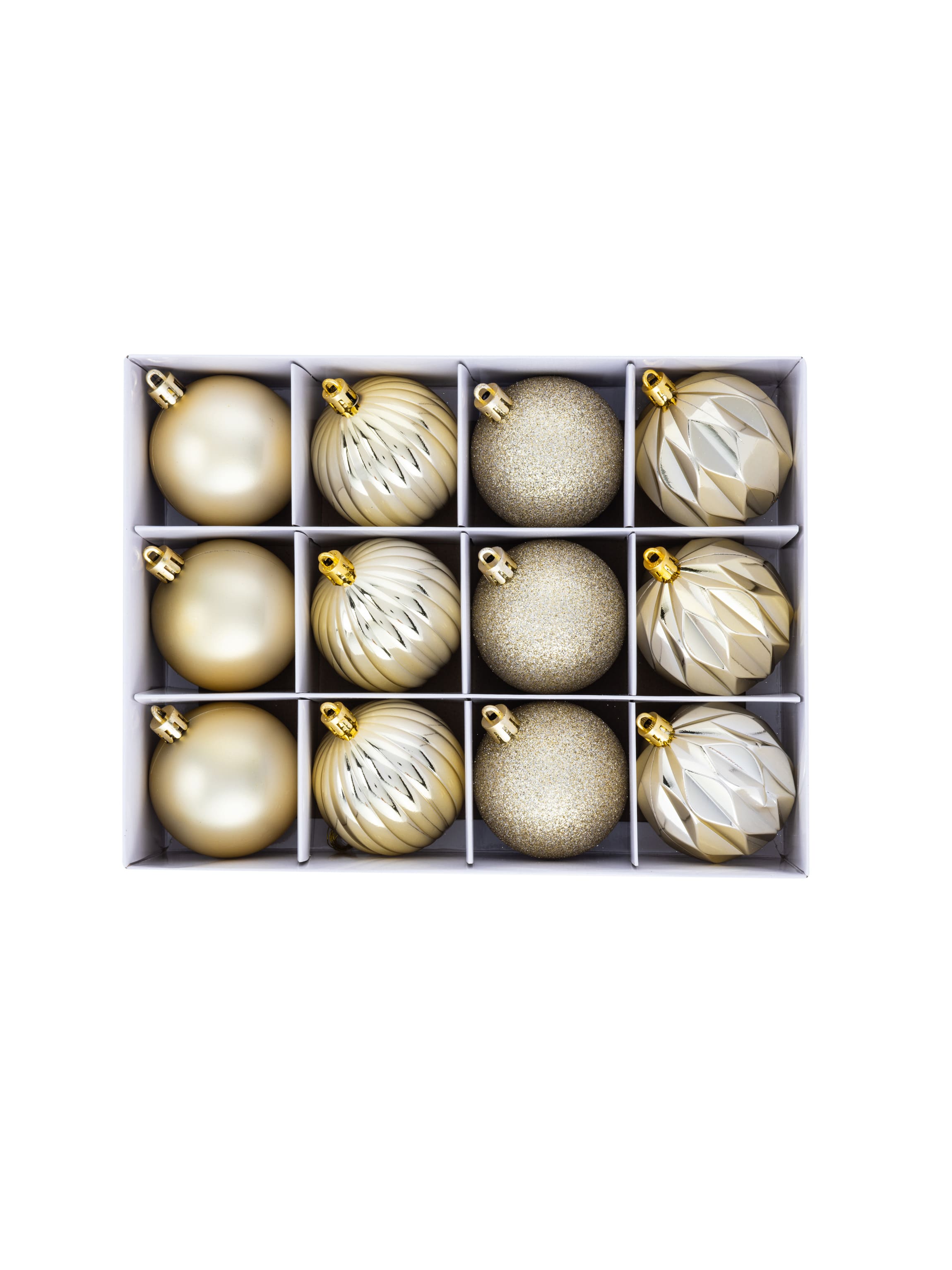 ORNAMENT SET - 12 PCS HOLLY