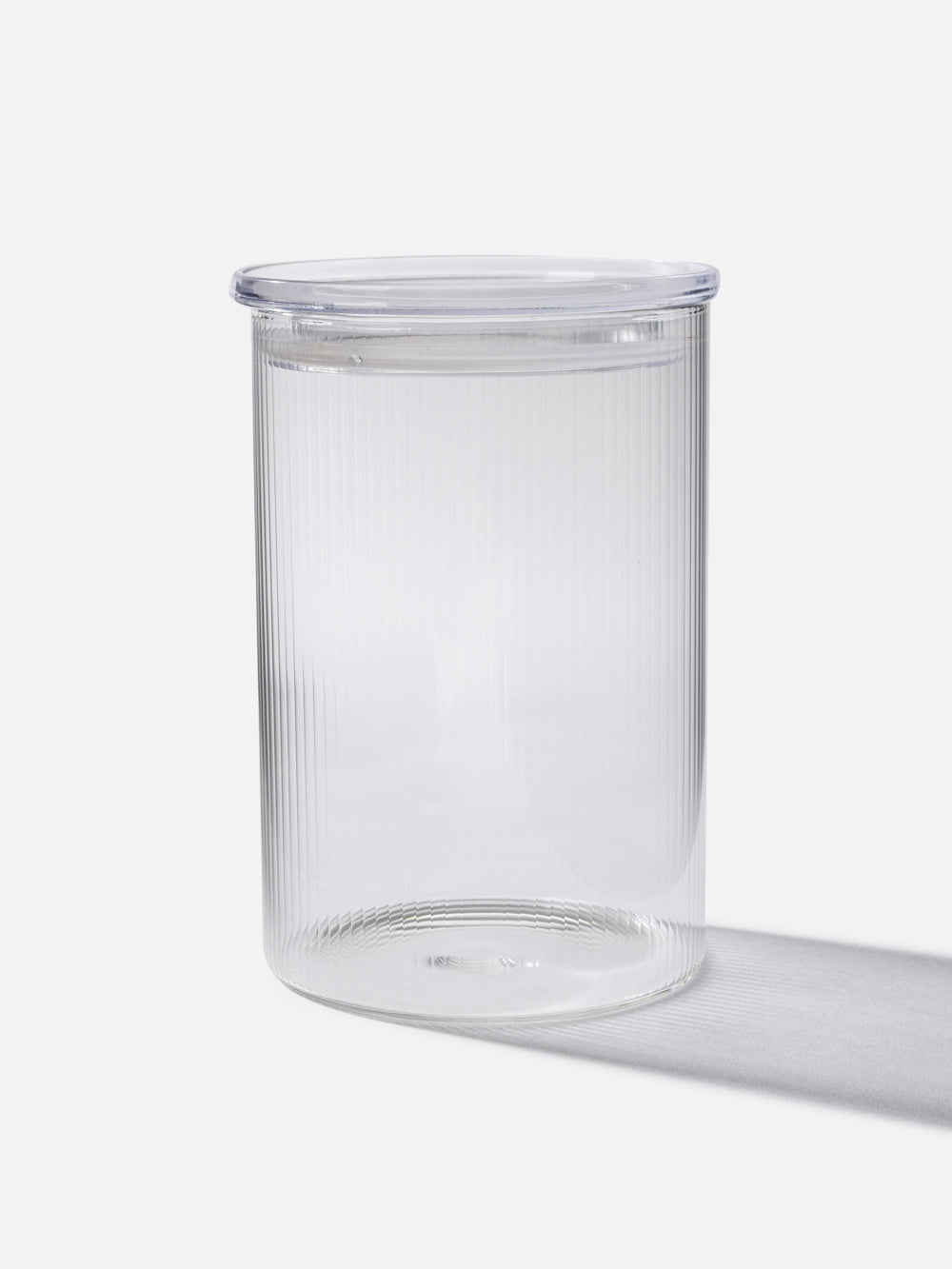 GLASS JAR PLISSE 28.7oz