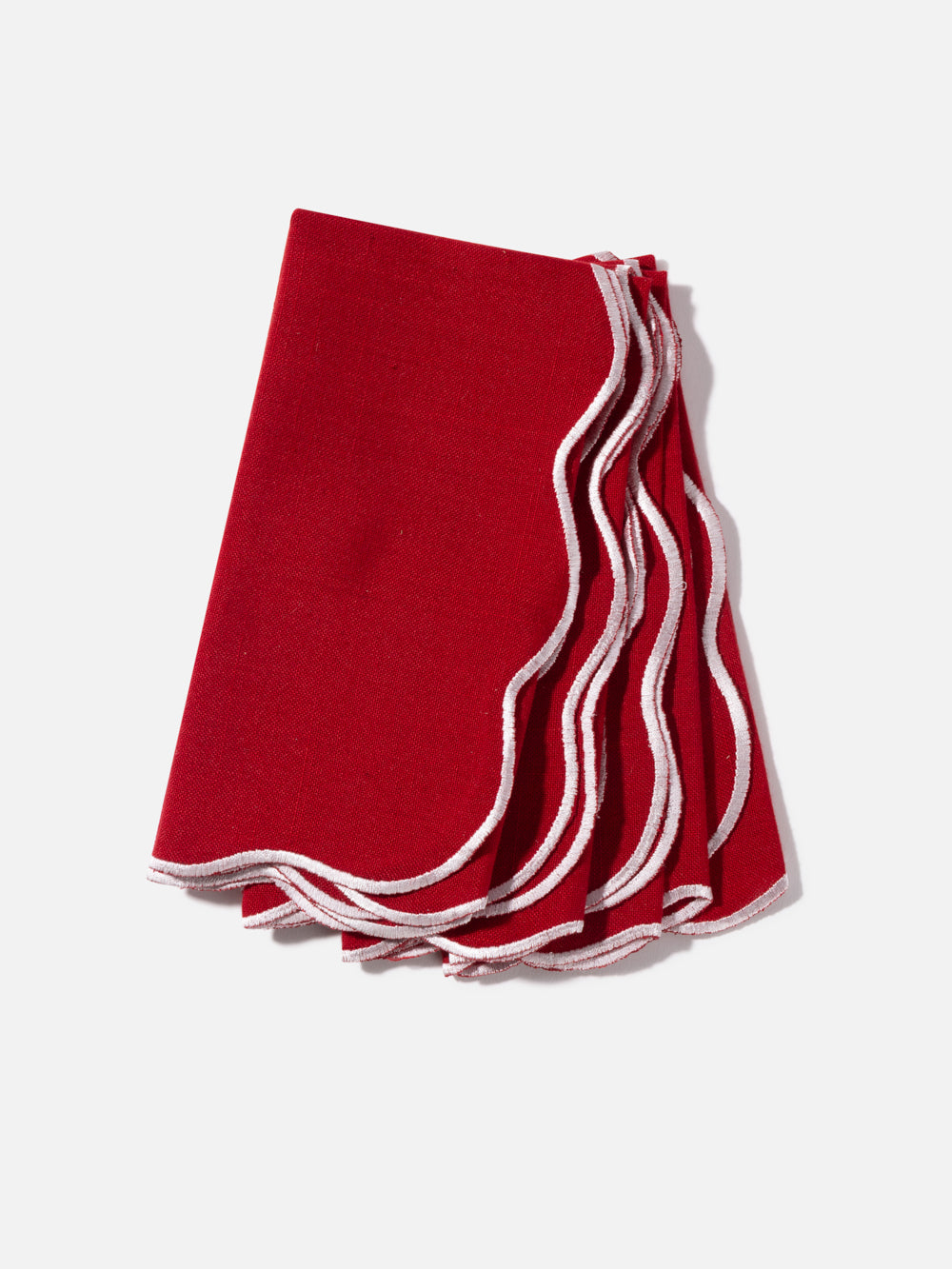 NAPKIN SET X4 BERRY 17.7IN