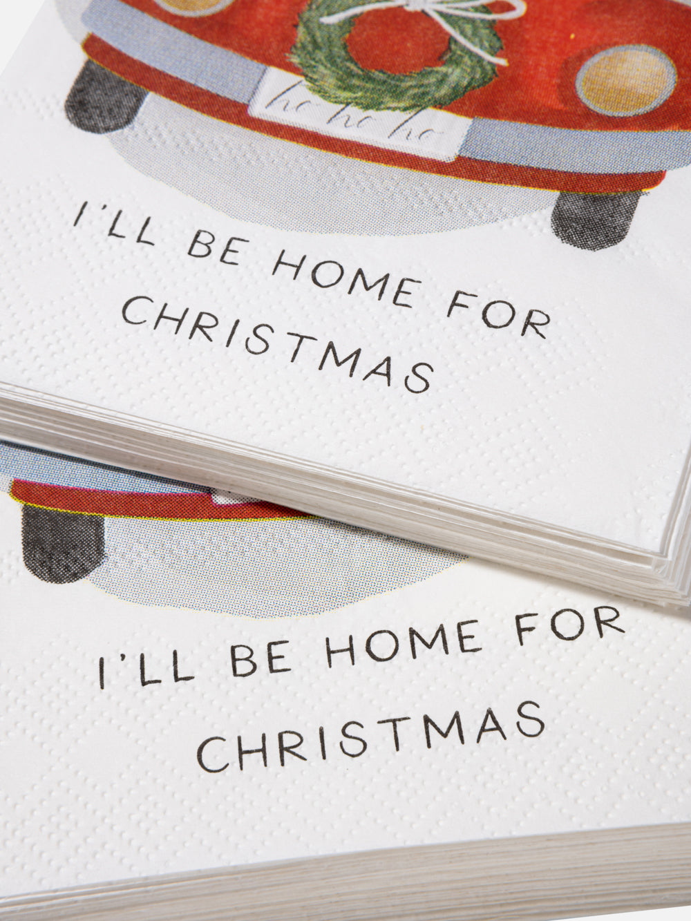 20 NAPKINS SET CHRISTMAS CAR