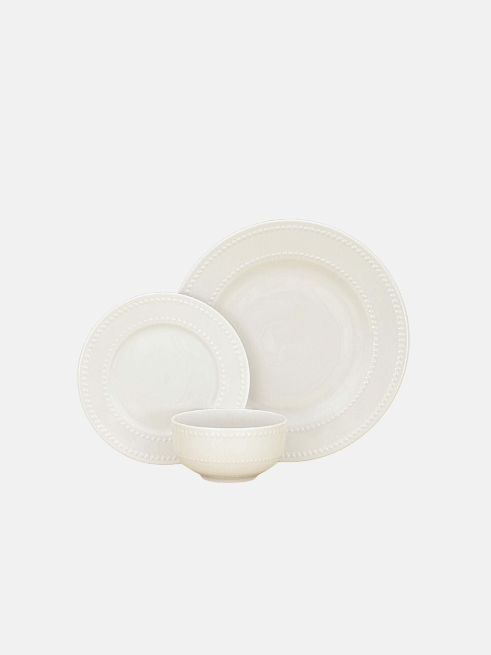 DOTS porcelain dinner plate